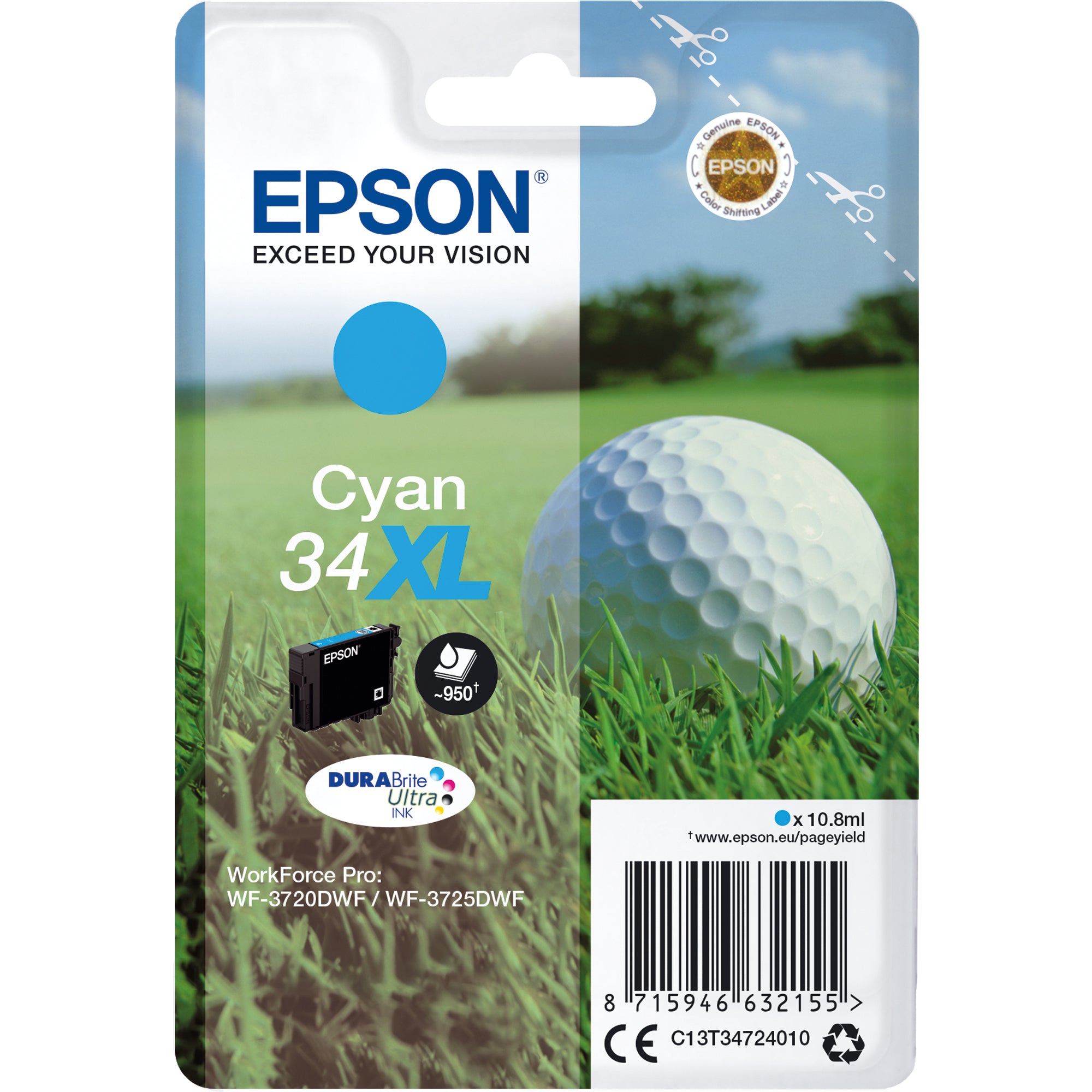 Epson Tintenpatrone, cyan