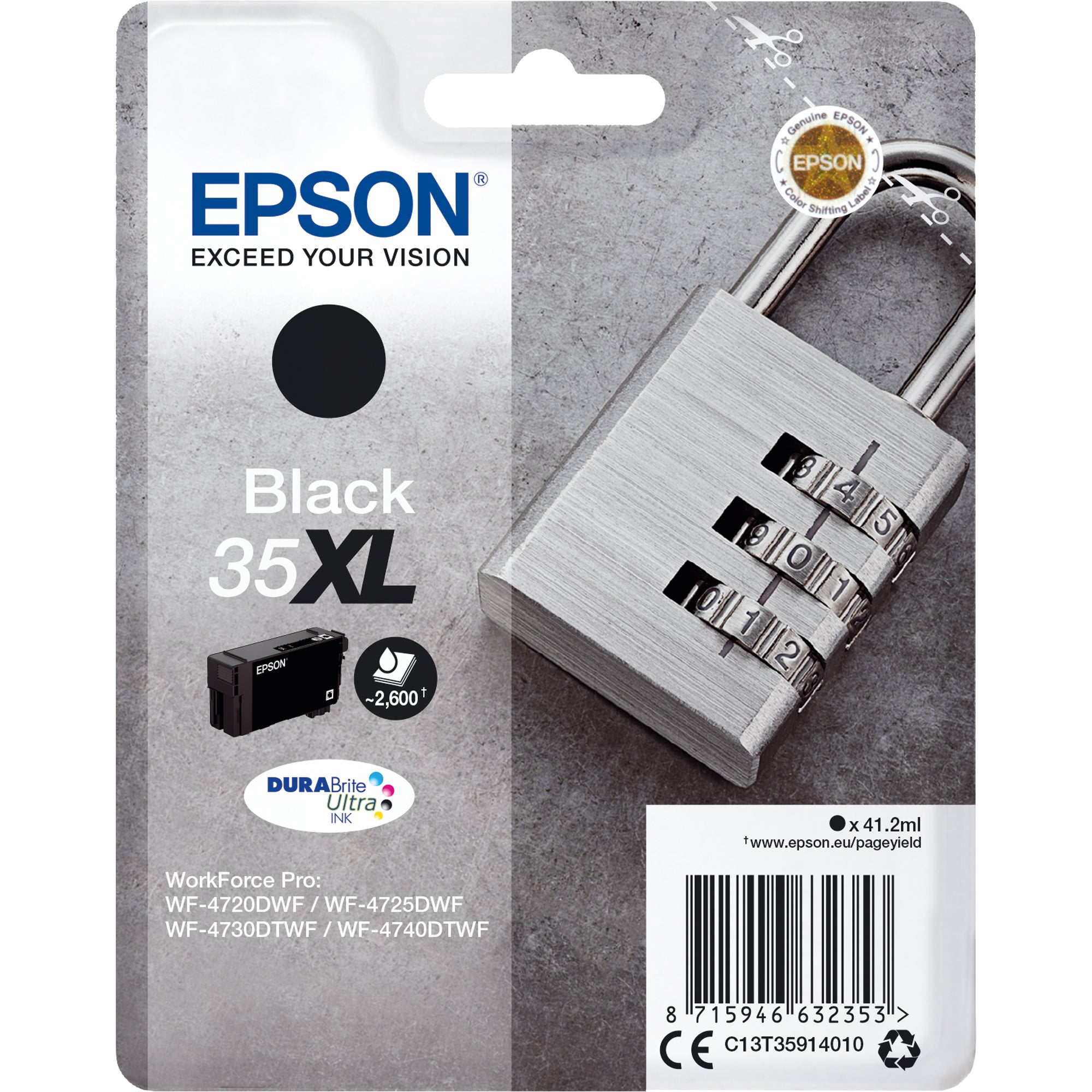 Epson Tintenpatrone, schwarz
