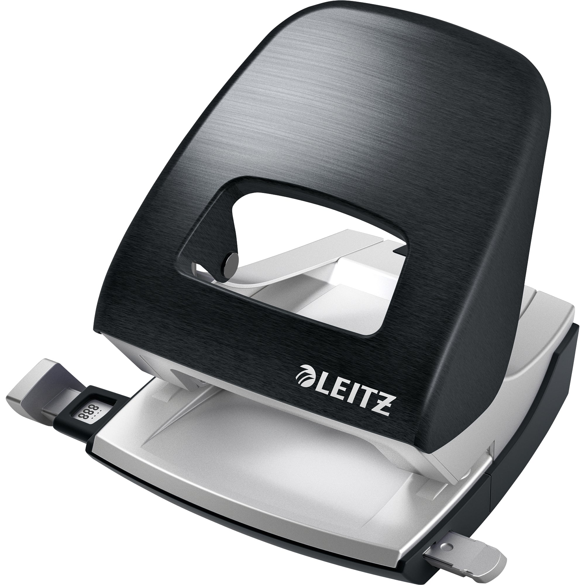 Leitz Locher NeXXt Style max. 30Blatt Metall satin sw, DIN A4, Folio