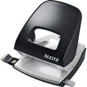 Leitz Locher NeXXt Style 30Bl Metall satin sw, DIN A4, Folio