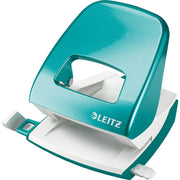 Leitz Locher NeXXt max. 30Bl. Metall eisblau, DIN A4, Folio