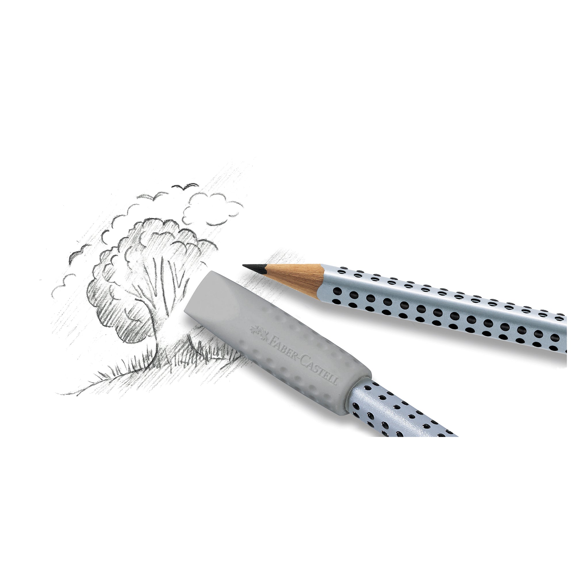 Faber-Castell Radierer ERASER CAP GRIP 2001