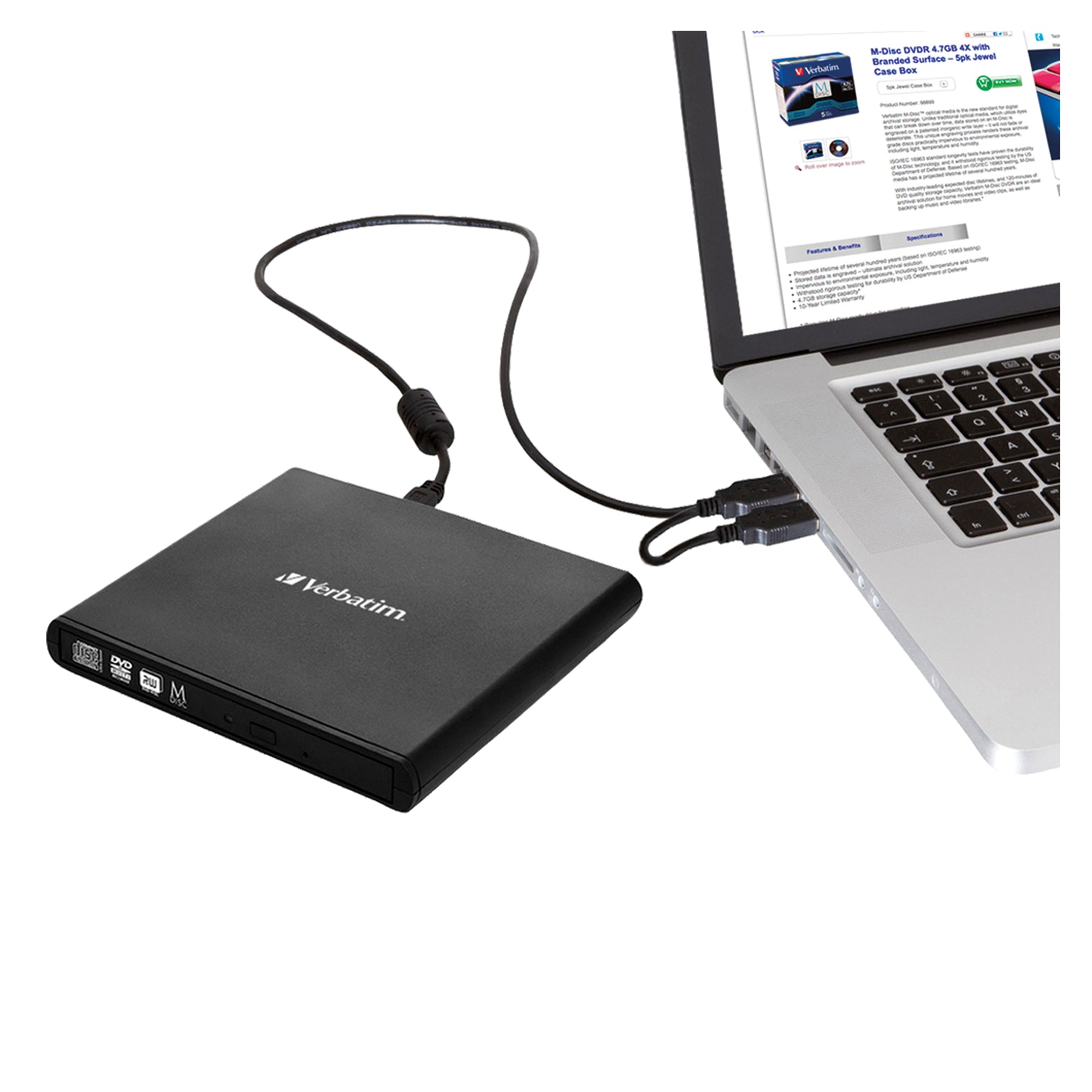 Verbatim Laufwerk extern Slimline