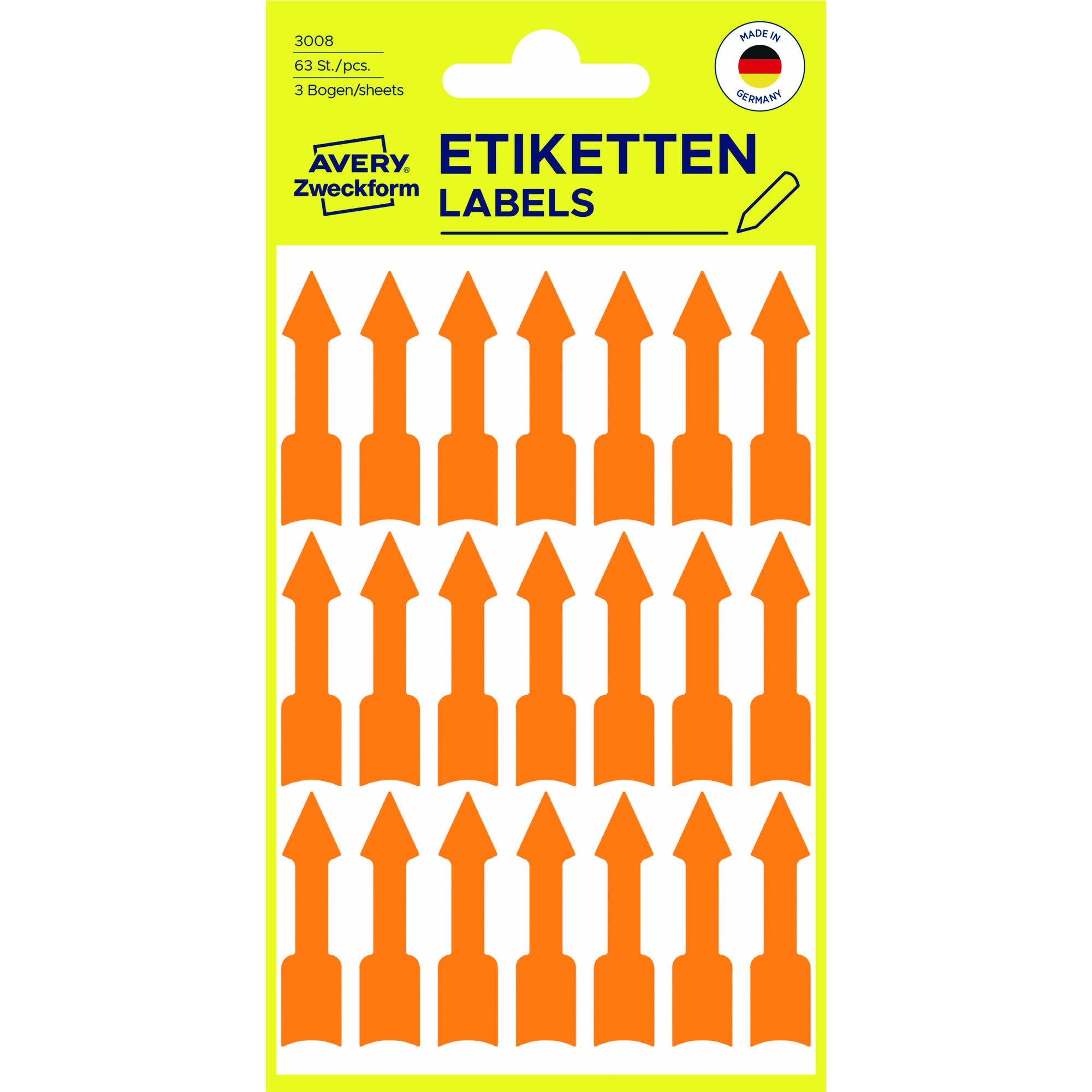 Avery Hinweisetikett