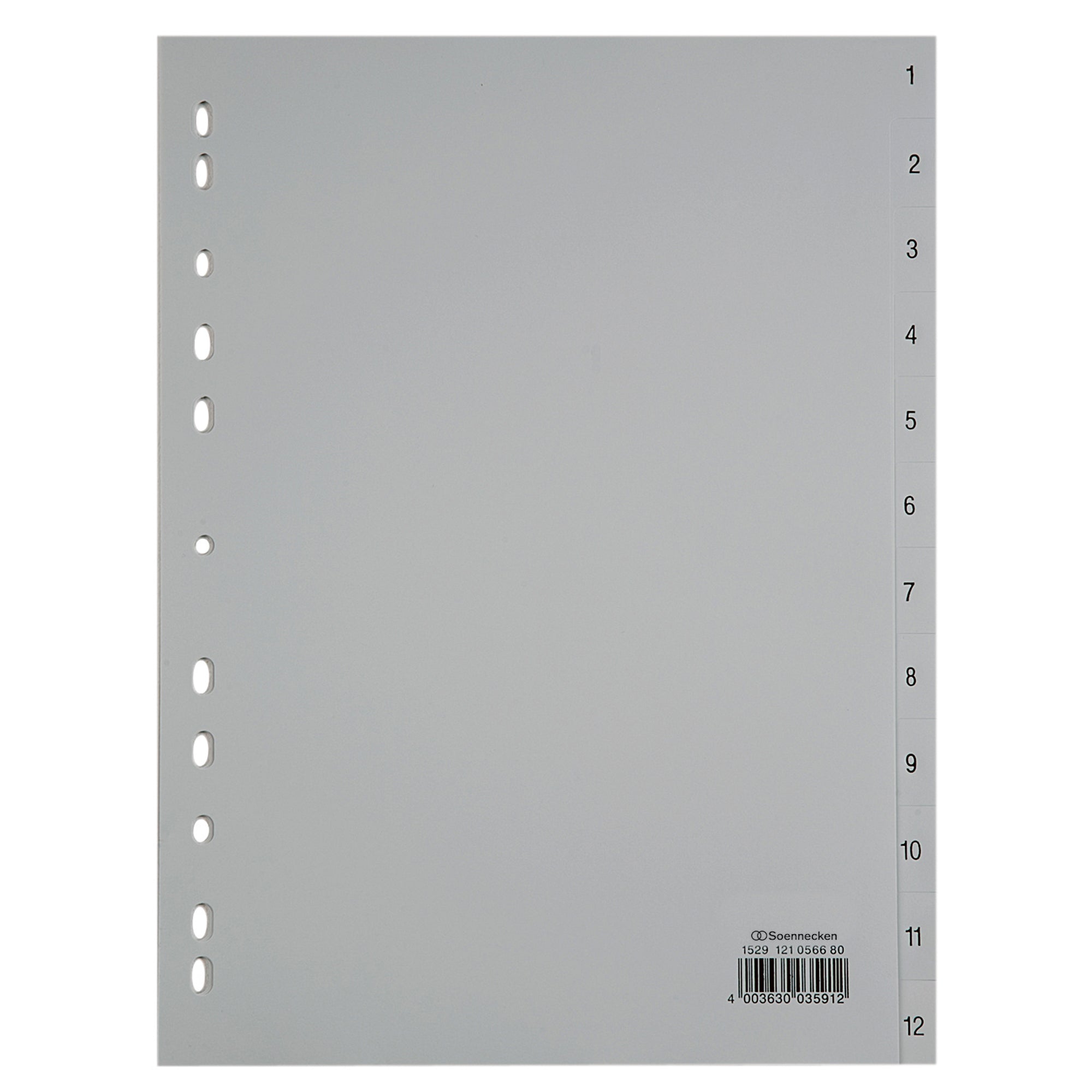 Soennecken Zahlenregister, DIN A4