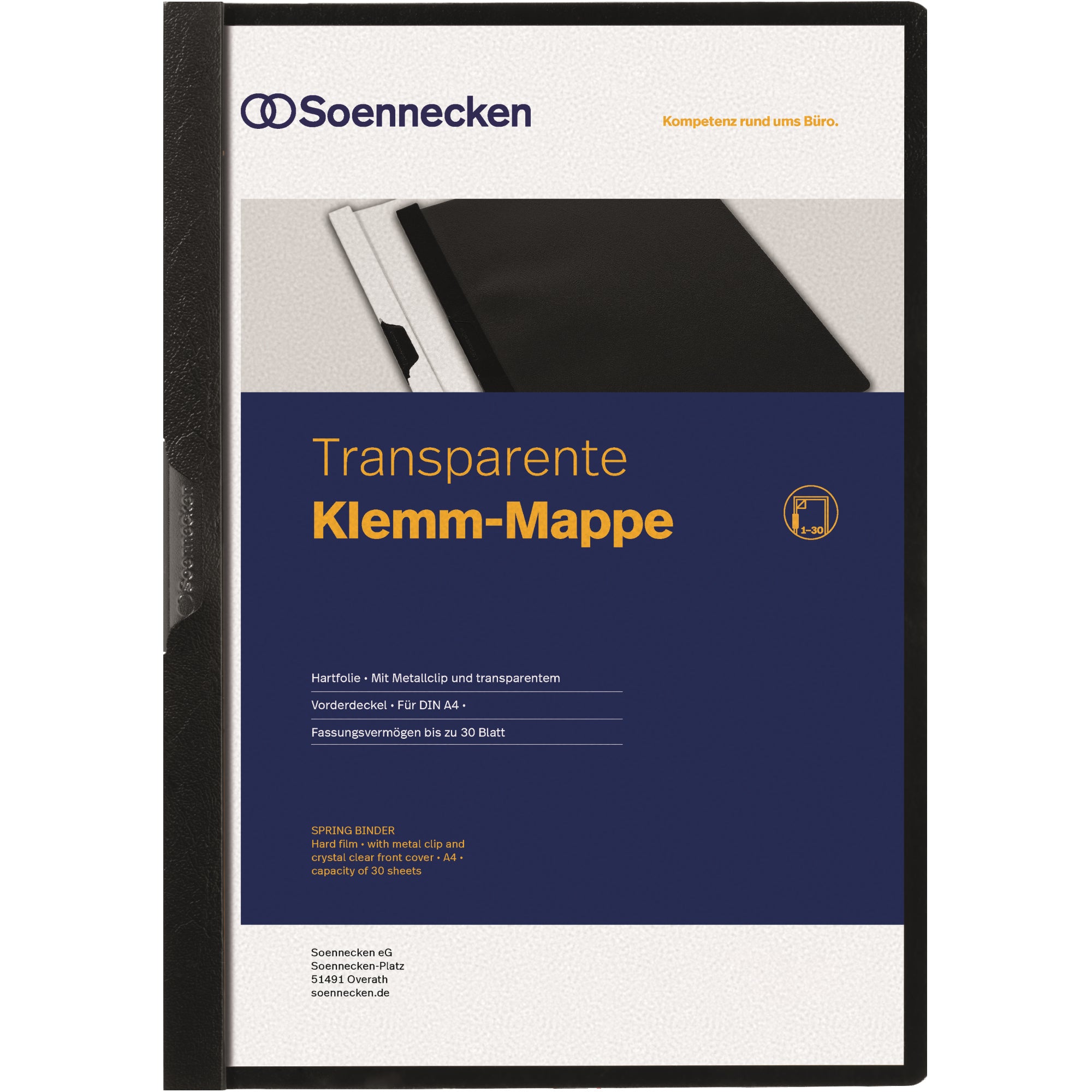Soennecken Klemmmappe, DIN A4