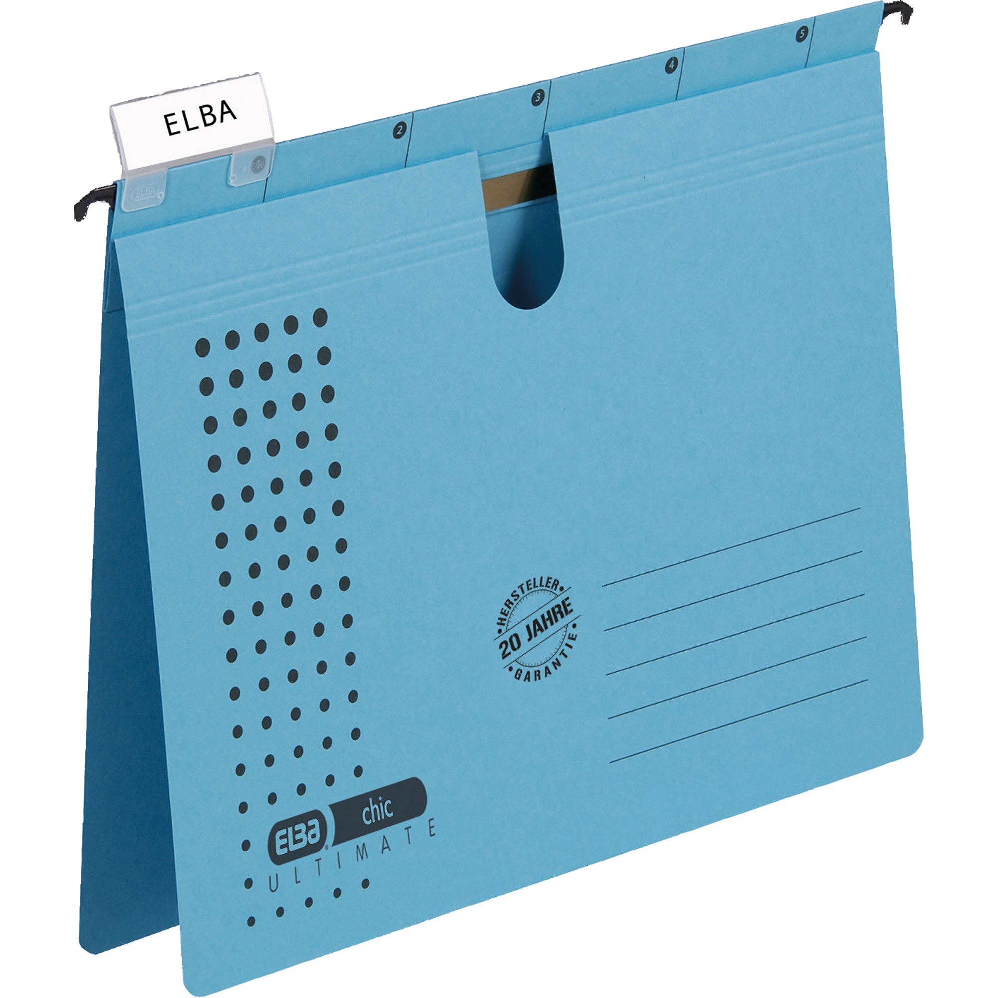 Elba Hängehefter chic ULTIMATE Karton bl, DIN A4
