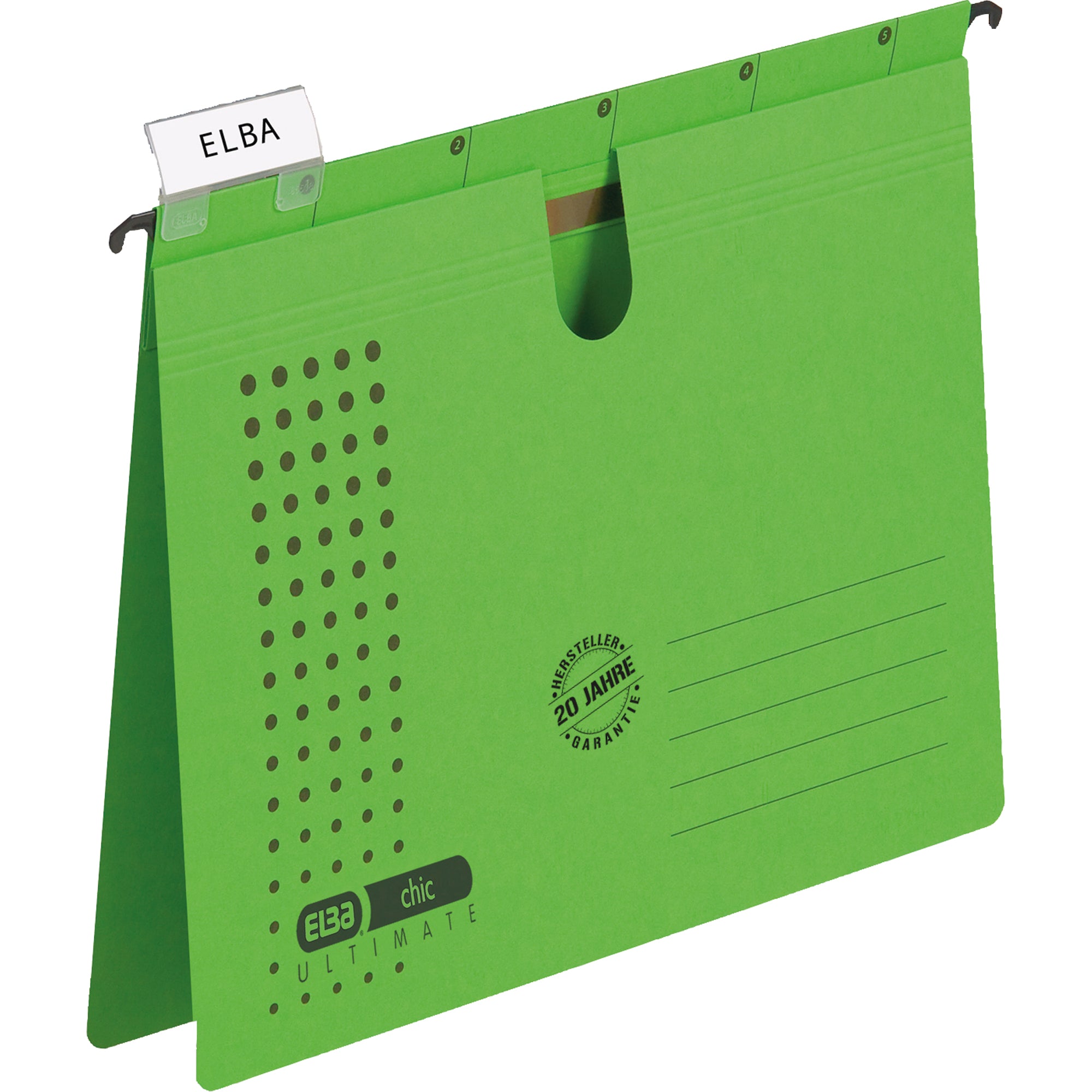 Elba Hängehefter chic ULTIMATE Karton gn, DIN A4