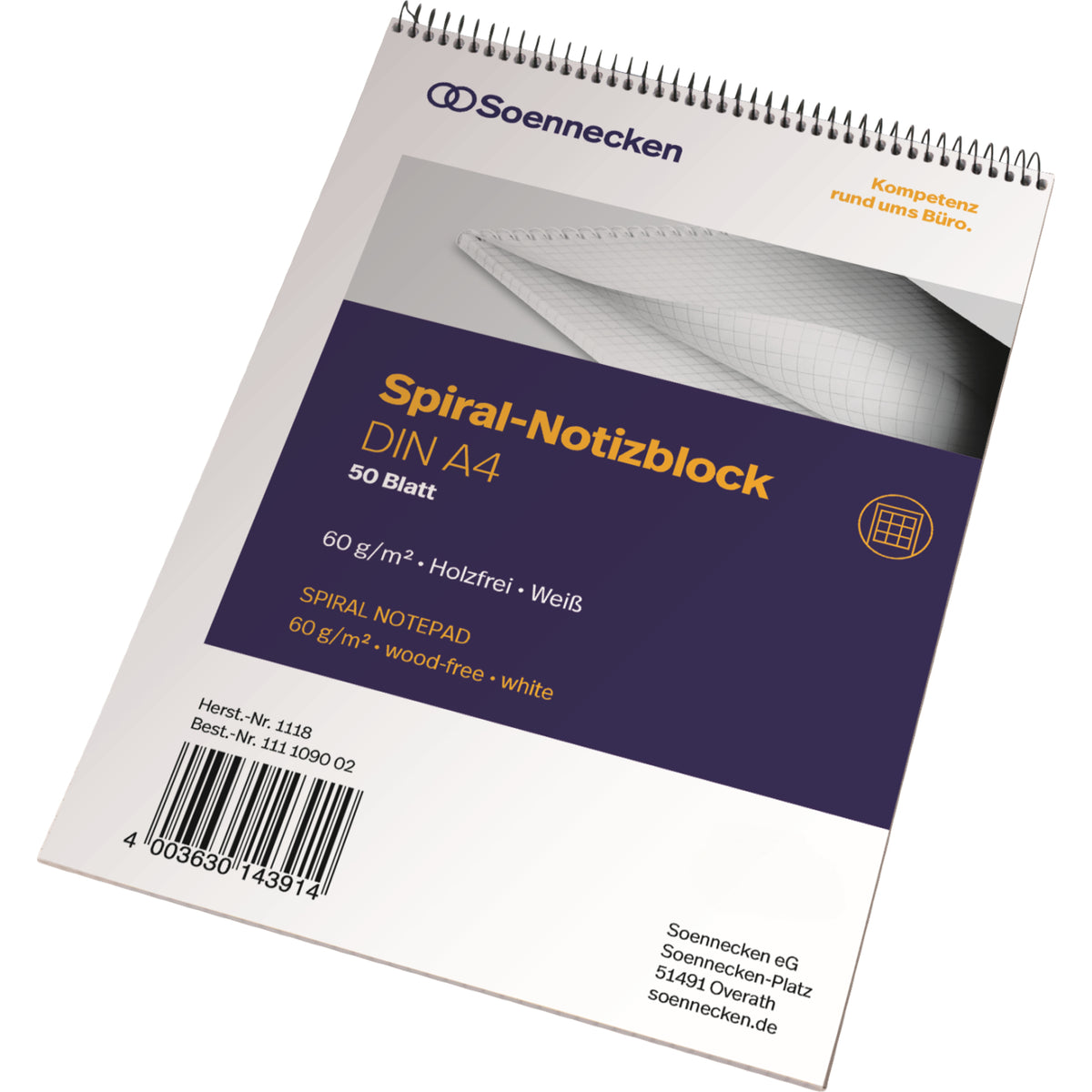 Soennecken Notizblock, DIN A4