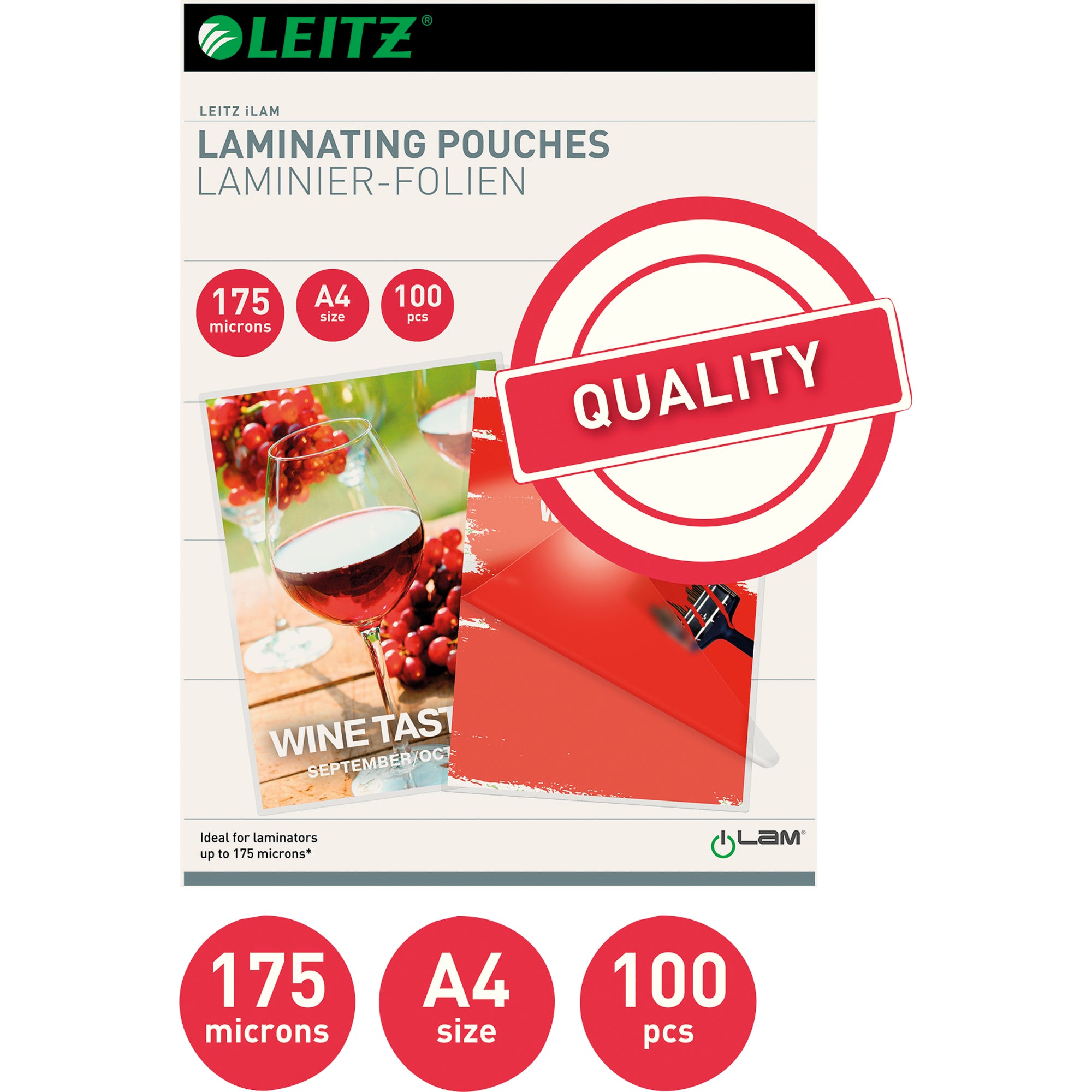 Leitz Laminierfolie, DIN A4