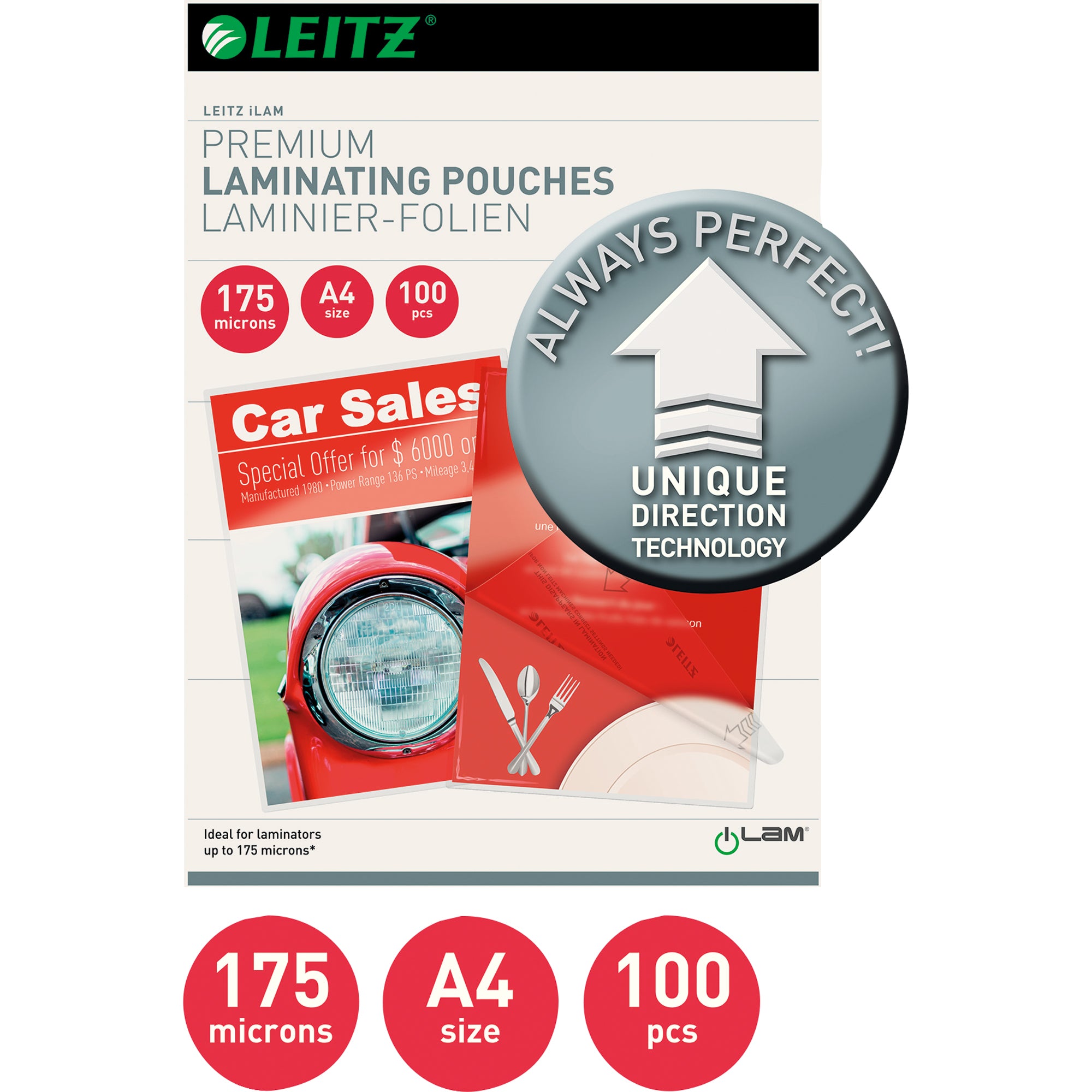 Leitz Laminierfolie iLAM, DIN A4