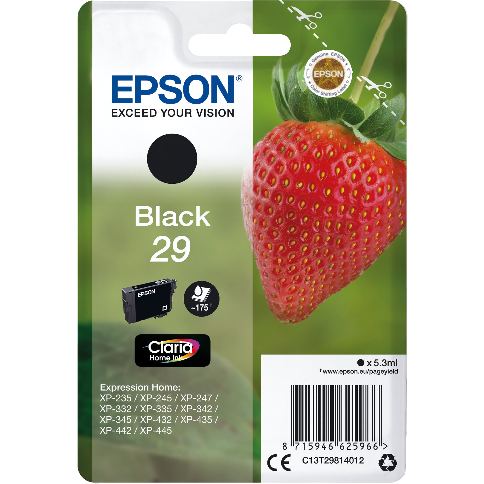 Epson Tintenpatrone, schwarz