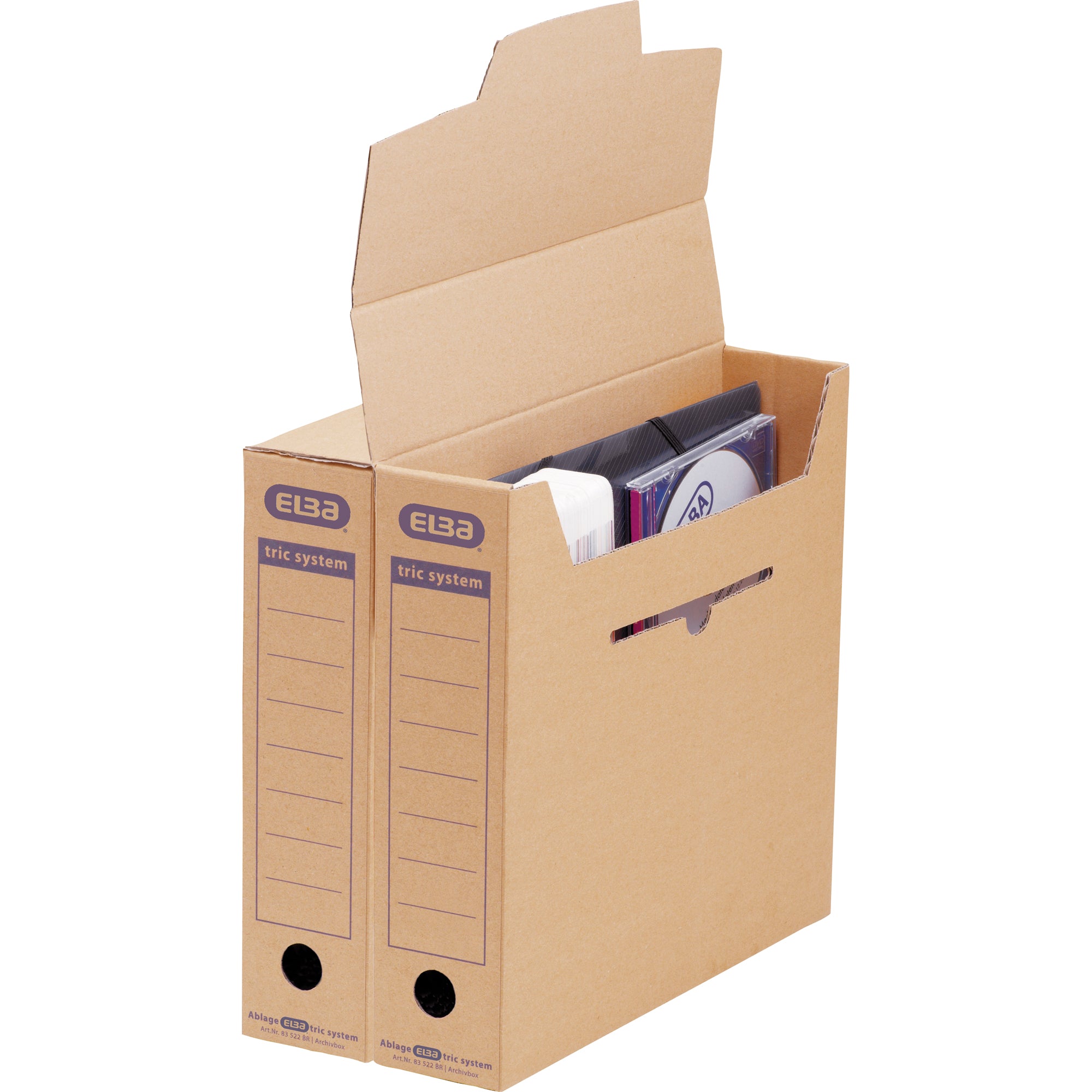 Elba Archivbox tric system, DIN A4
