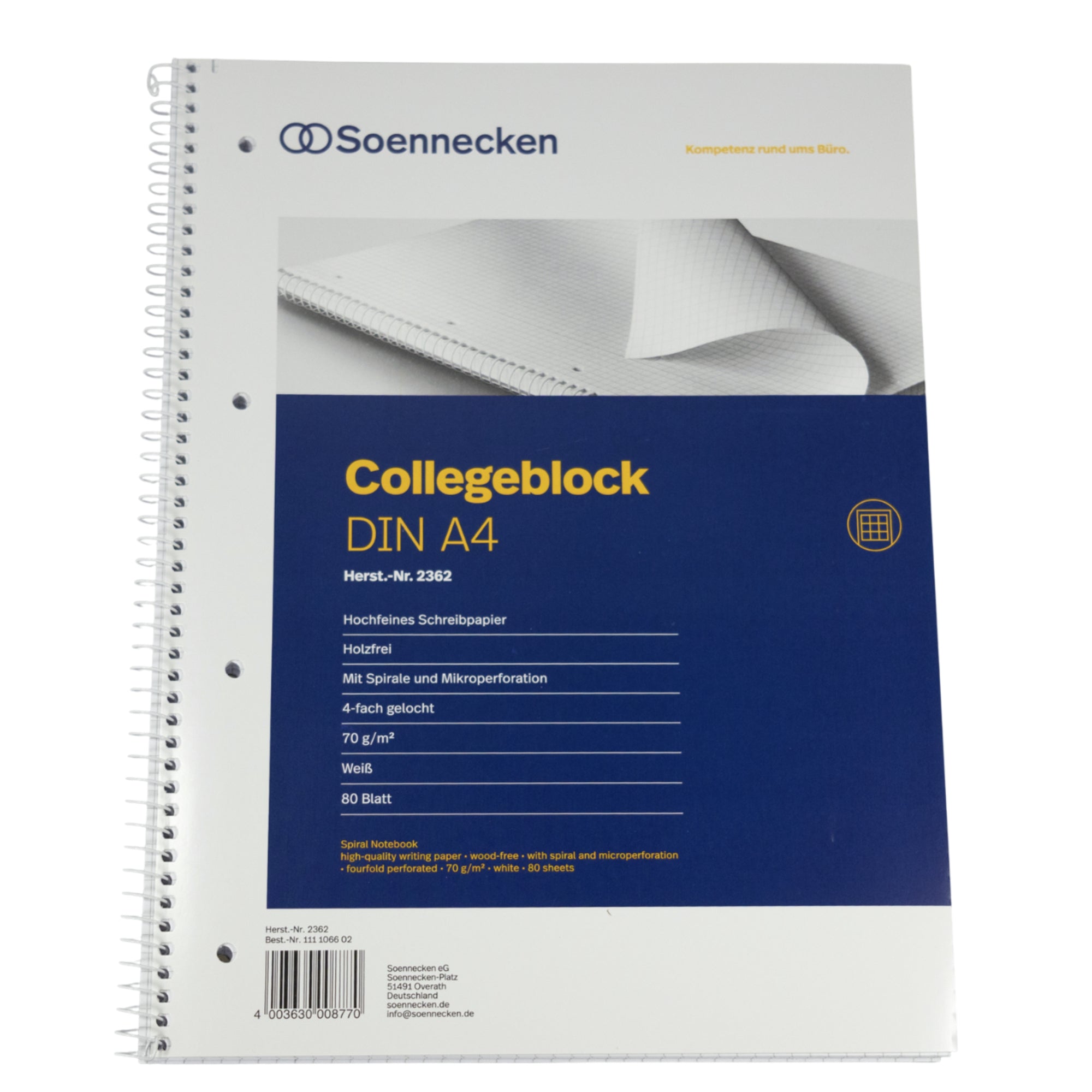 Soennecken Collegeblock, DIN A4