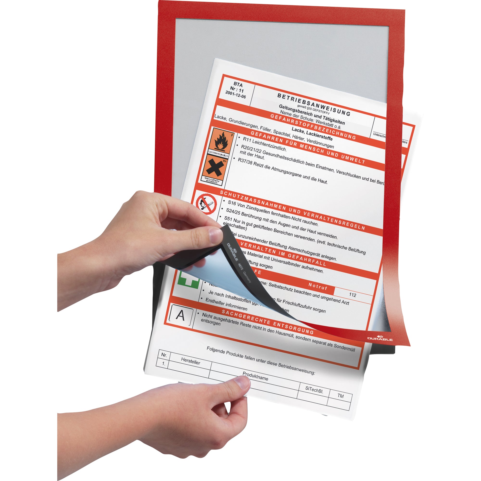 Durable Magnetrahmen DURAFRAME®, DIN A4