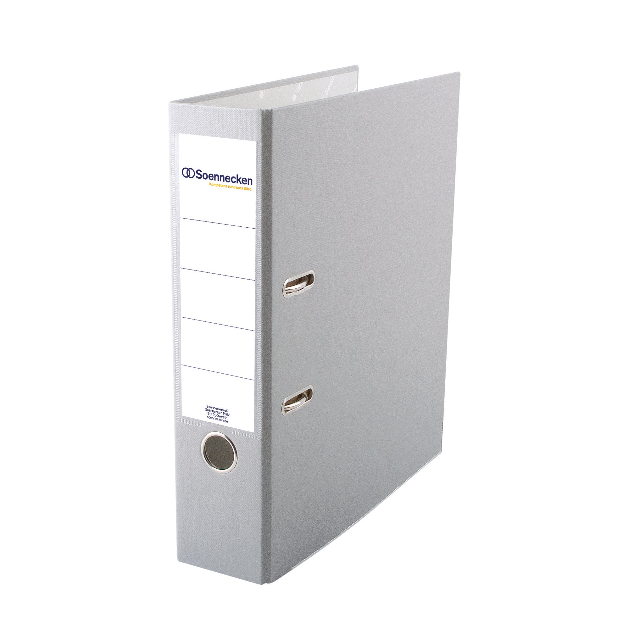 Soennecken Ordner DIN A4 80mm PP grau