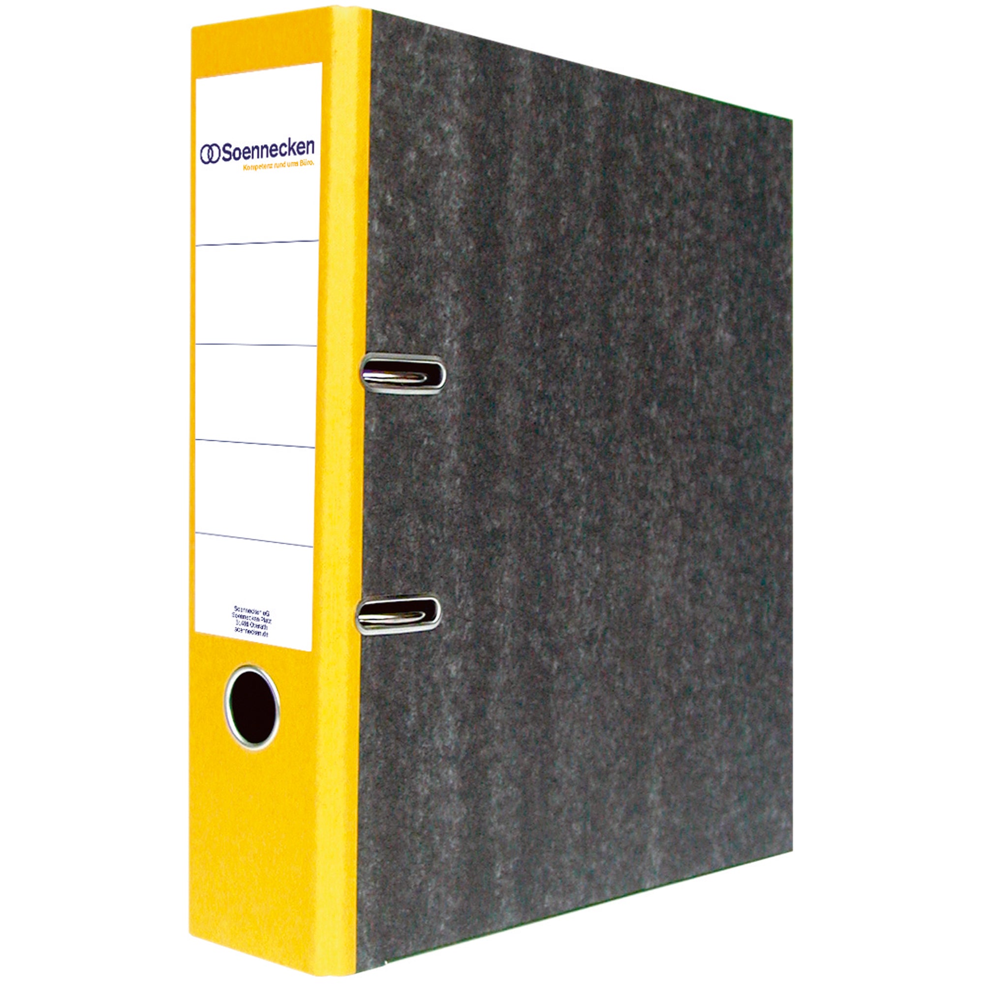 Soennecken Ordner DIN A4 80mm Pappe gelb