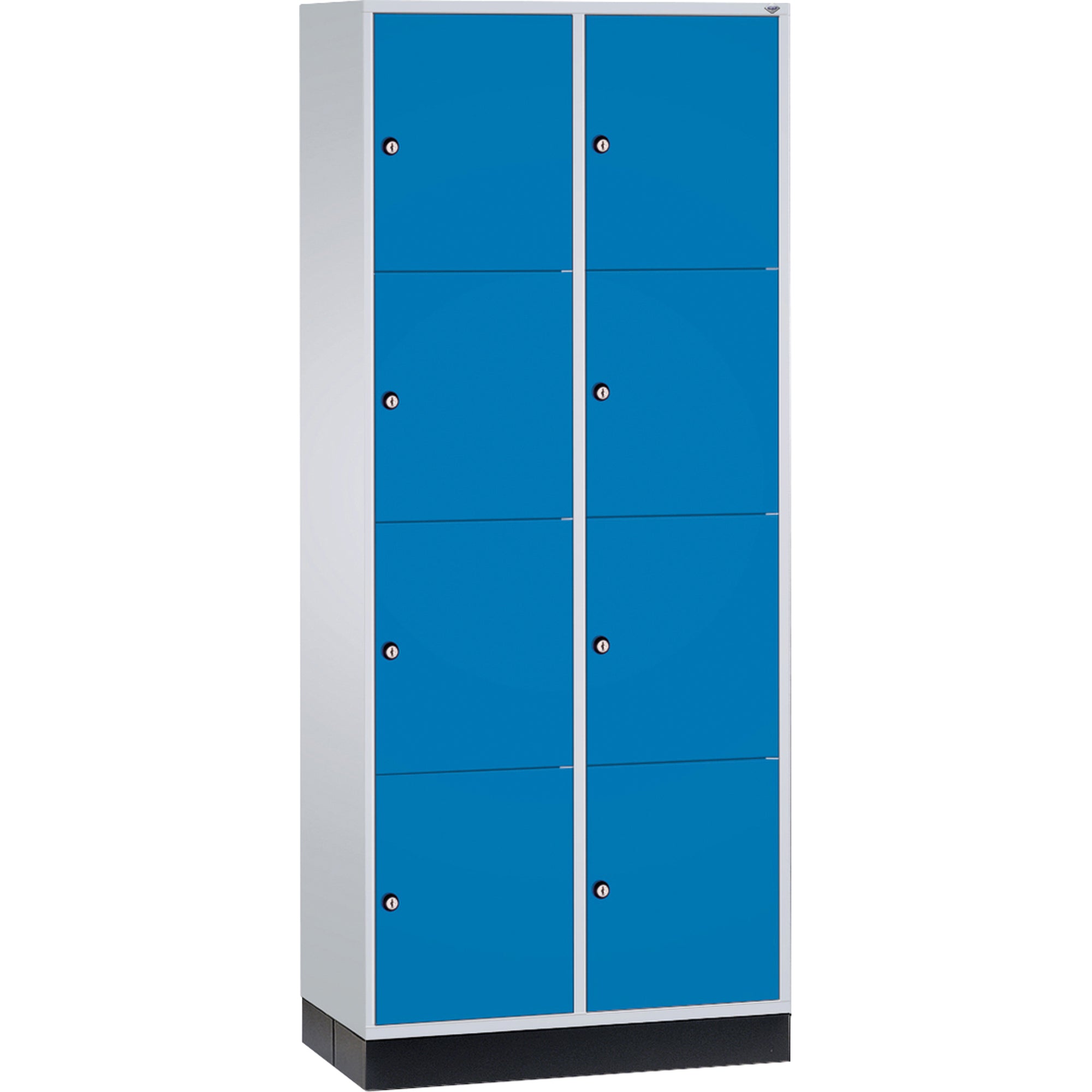 C+P Schließf.schrank 8Fächer 1950x820x500mm lgr/lbl