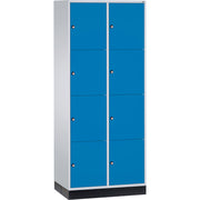 C+P Schließf.schrank 8Fächer 1950x820x600mm lgr/ebl