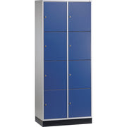 C+P Schließf.schrank 8Fächer 1950x820x500mm lgr/ebl