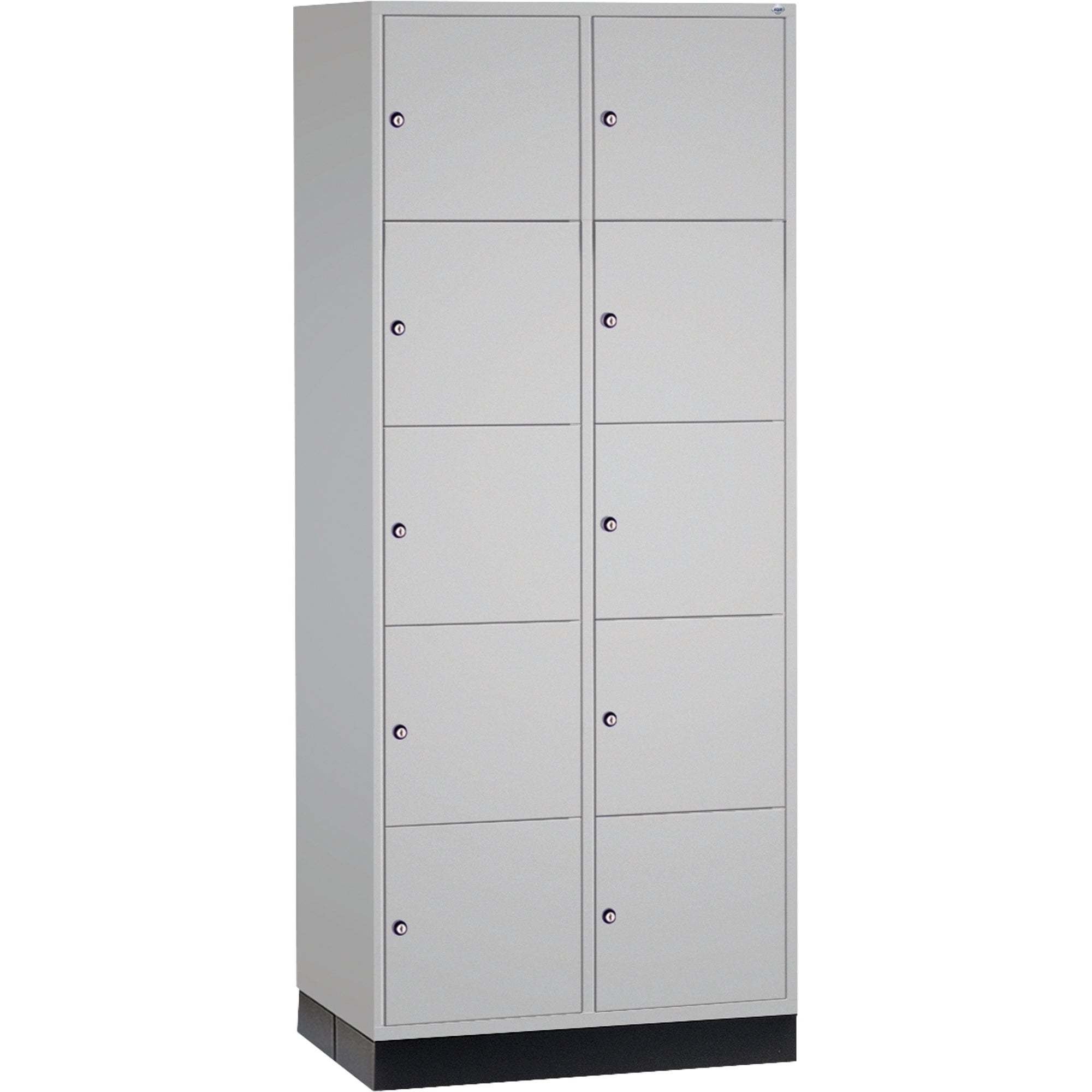 C+P Schließf.schrank 10Fä 1950x820x600 lgr/lgr