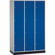 C+P Schließf.schrank 12Fä 1950x1220x600 lgr/ebl
