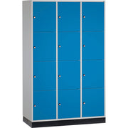 C+P Schließf.schrank 12Fä 1950x1220x600 lgr/lbl