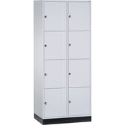 C+P Schließf.schrank 8Fächer 1950x820x600mm lgr/lgr