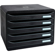 Exacompta Schubladenbox BIG-BOX plus quer, DIN A4, Überbreite