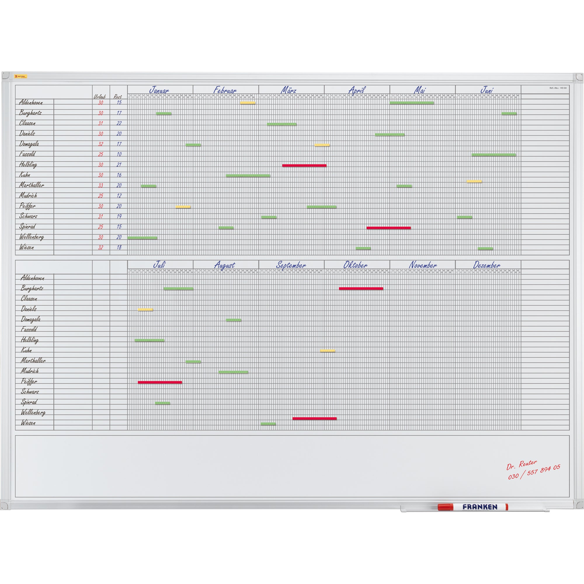 Franken Jahresplaner X-tra!Line