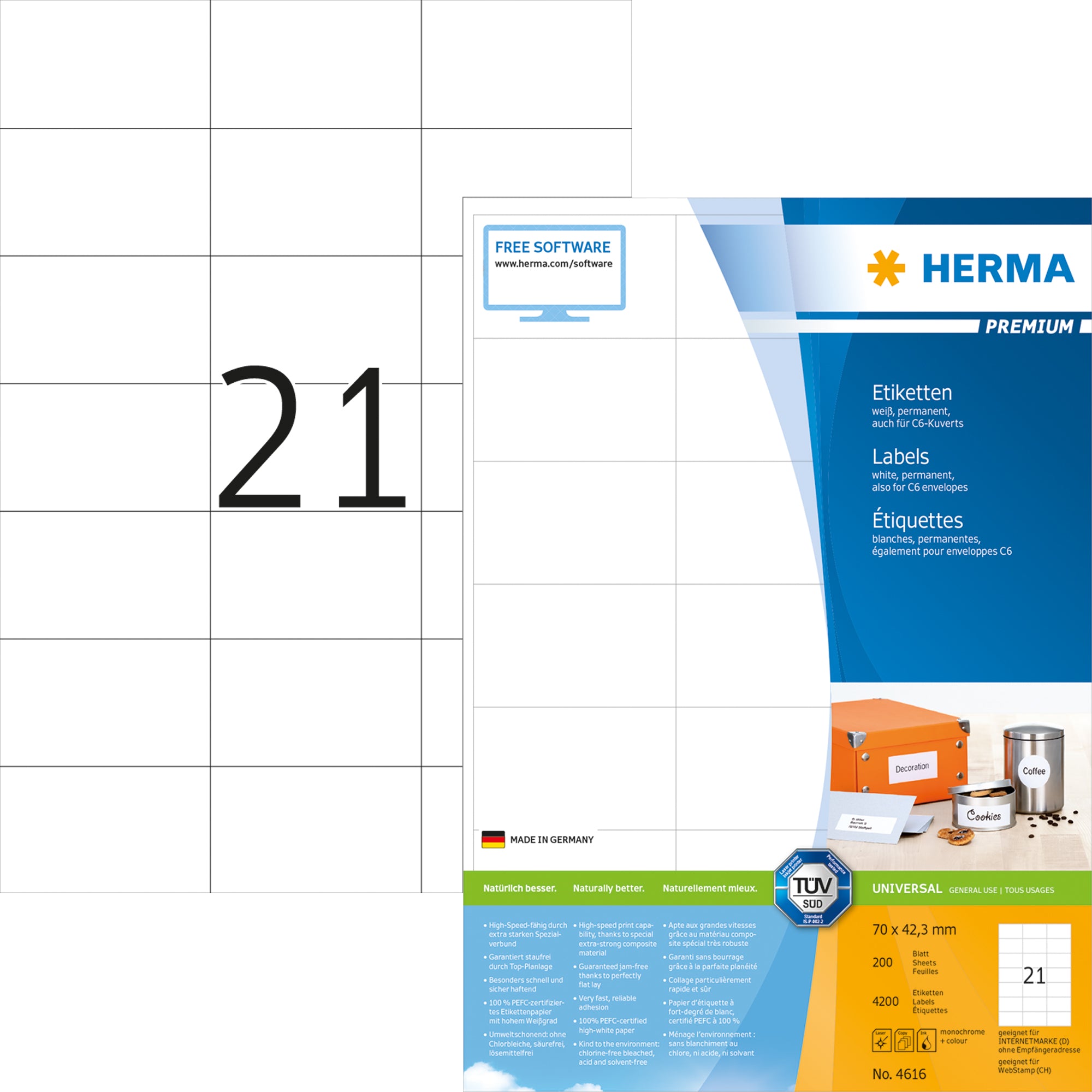 Herma Universaletikett PREMIUM