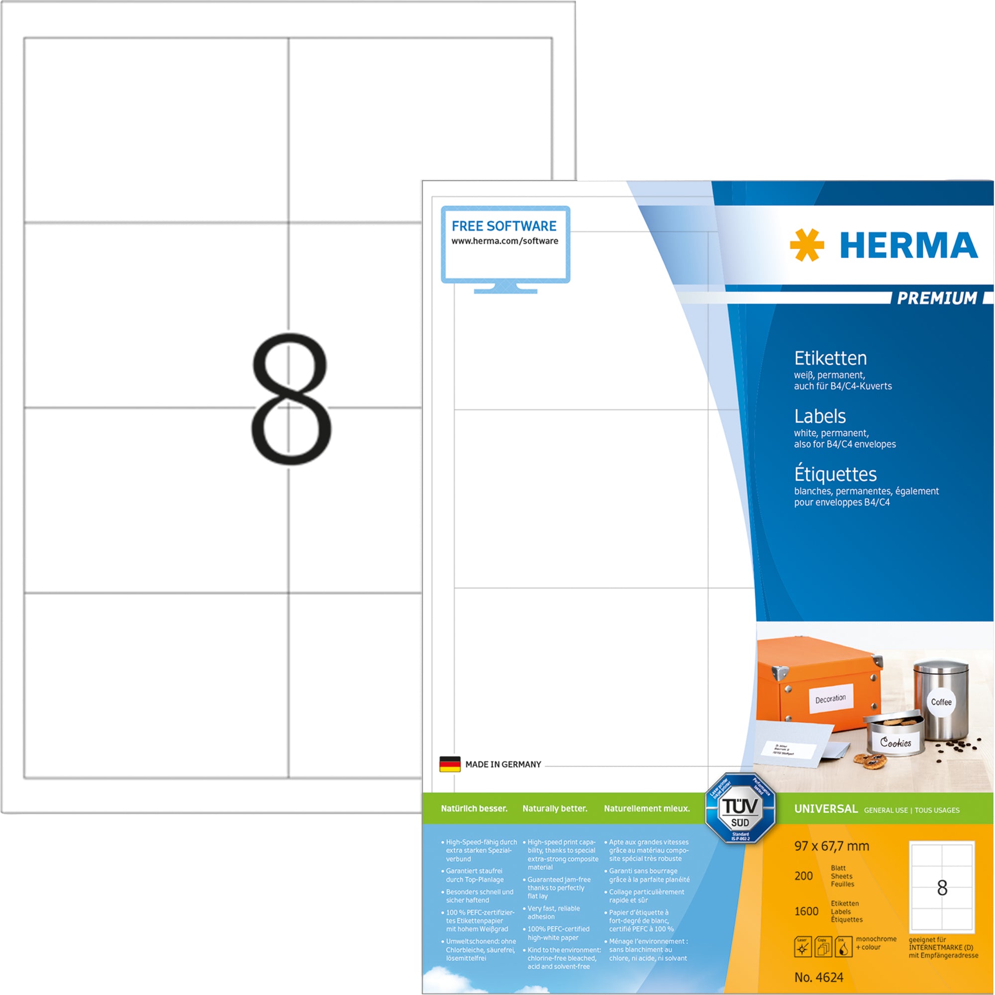 Herma Universaletikett PREMIUM