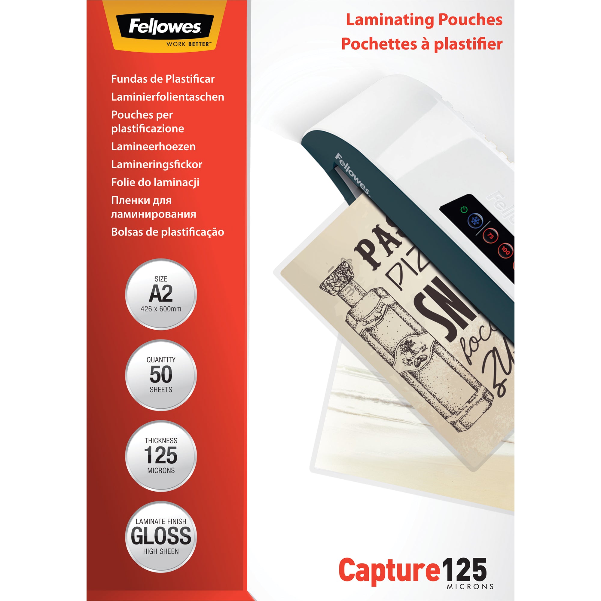 Fellowes Laminierfolie Capture 125