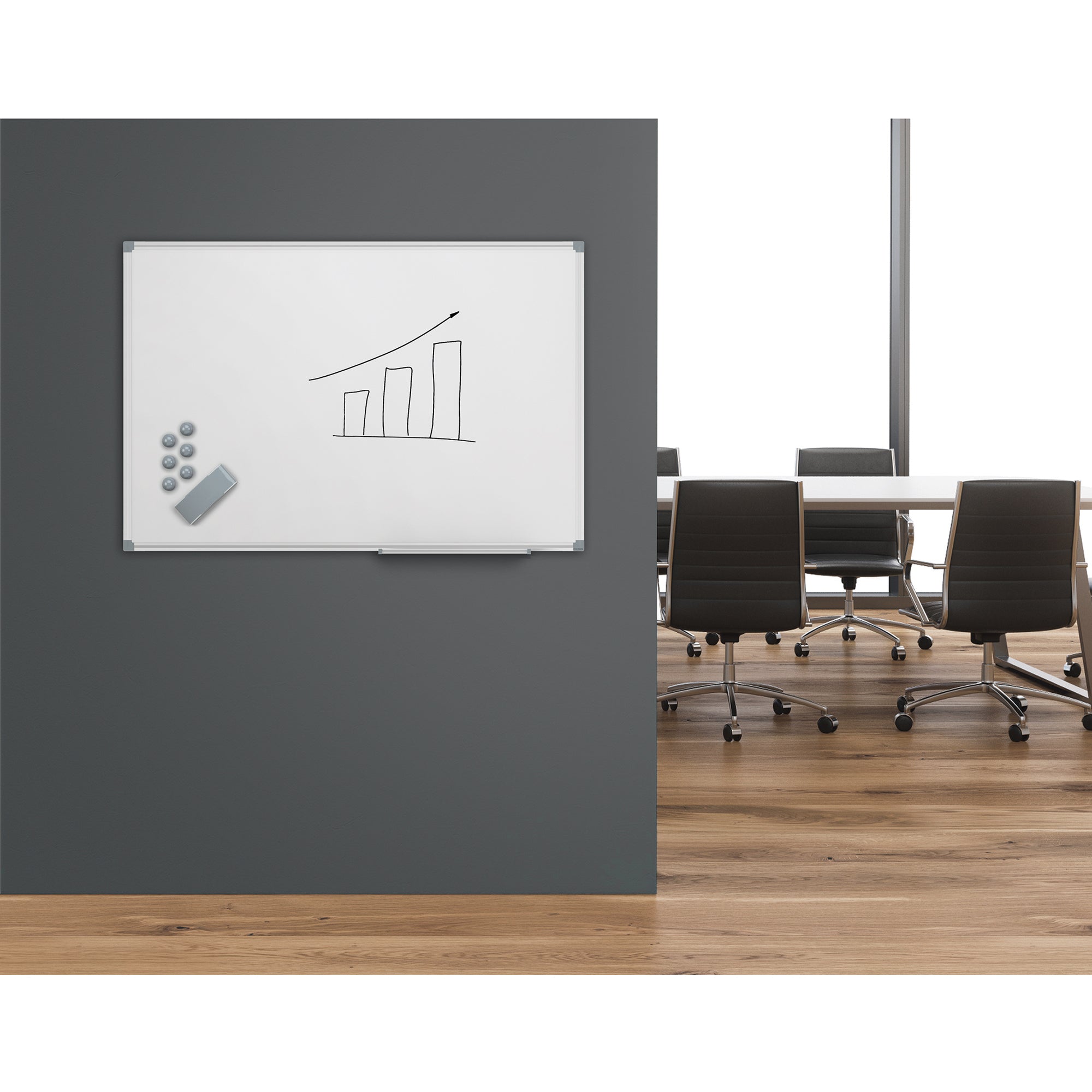 Maul Whiteboard MAULstandard 90x60cm kunststoffbesch.