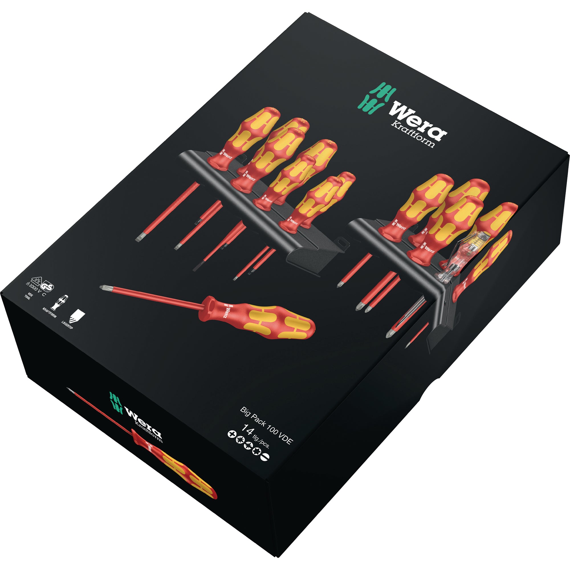 Wera Schraubendreher-Satz Big Pack 100 VDE
