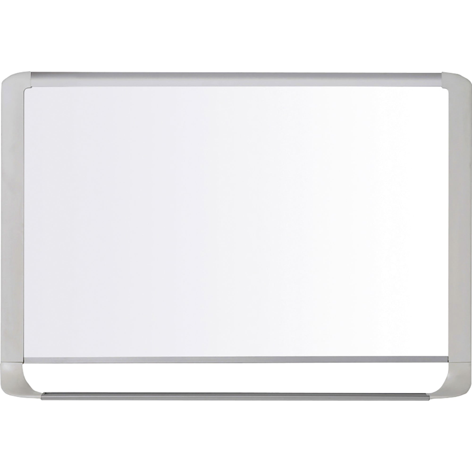 Bi-office Whiteboard Shiny Grey