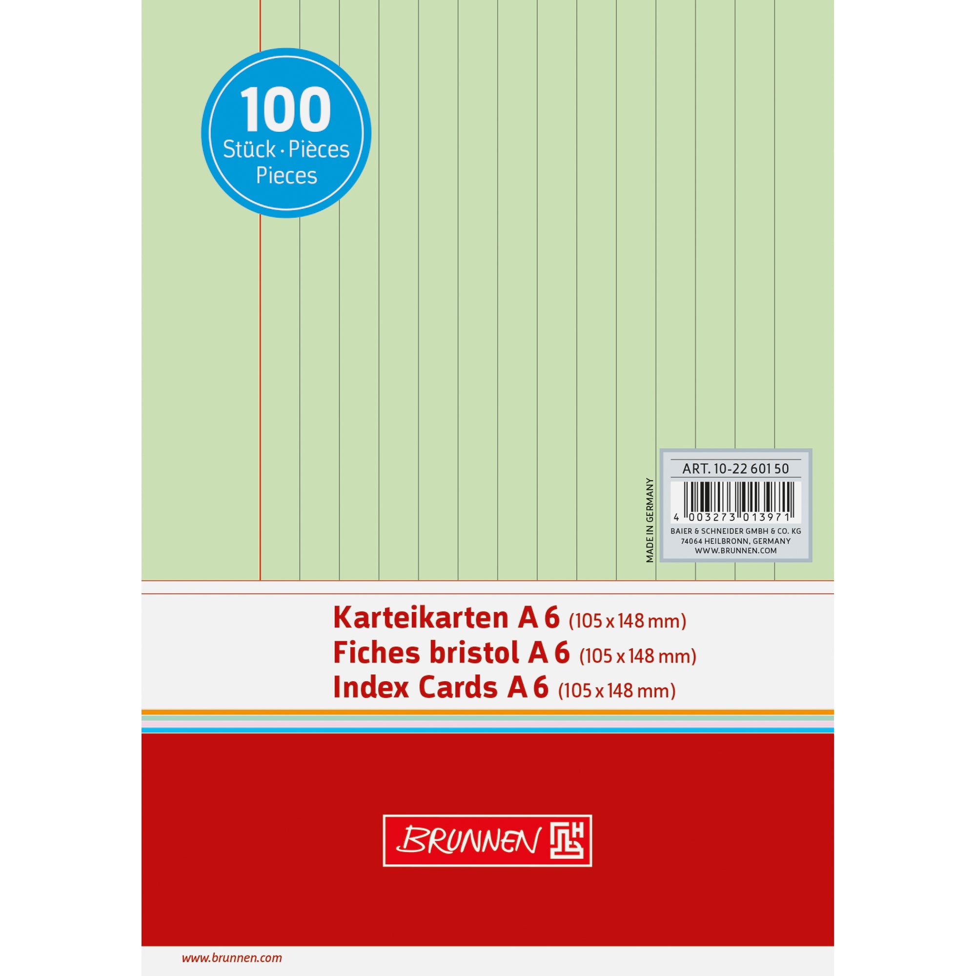 Brunnen Karteikarte
