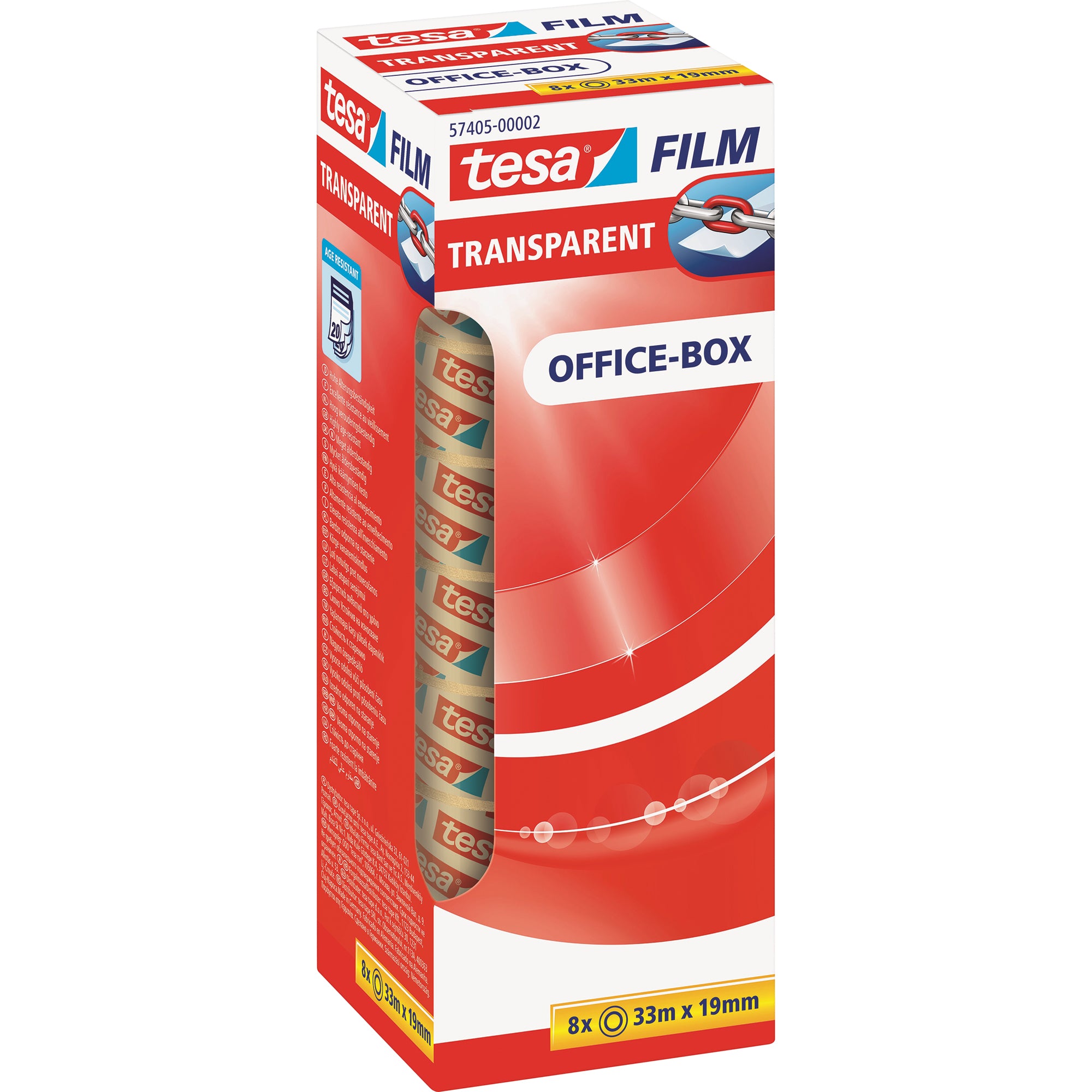 tesa Klebefilm tesafilm® transparent Office-Box