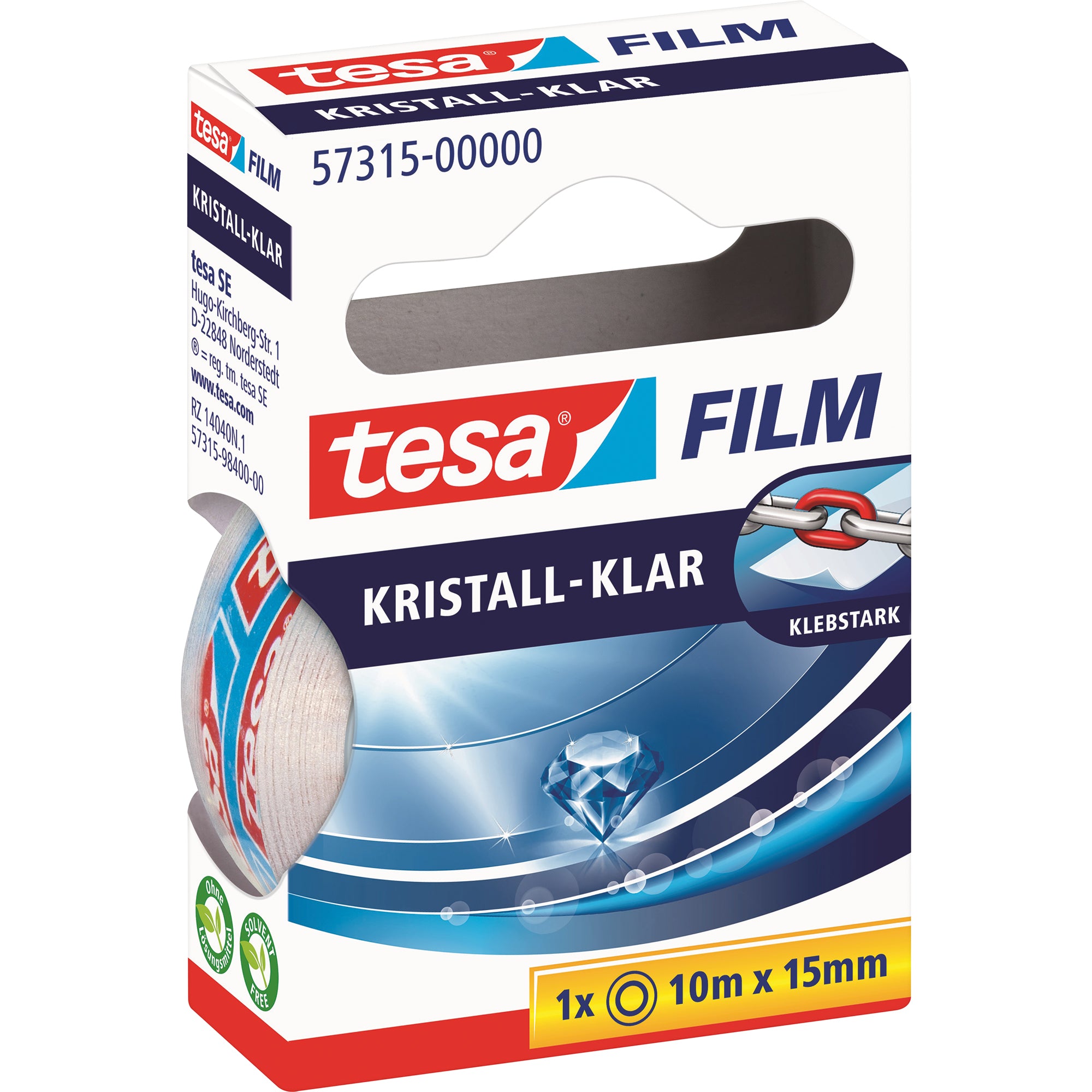 tesa Klebefilm tesafilm kristall- klar 15mmx10m