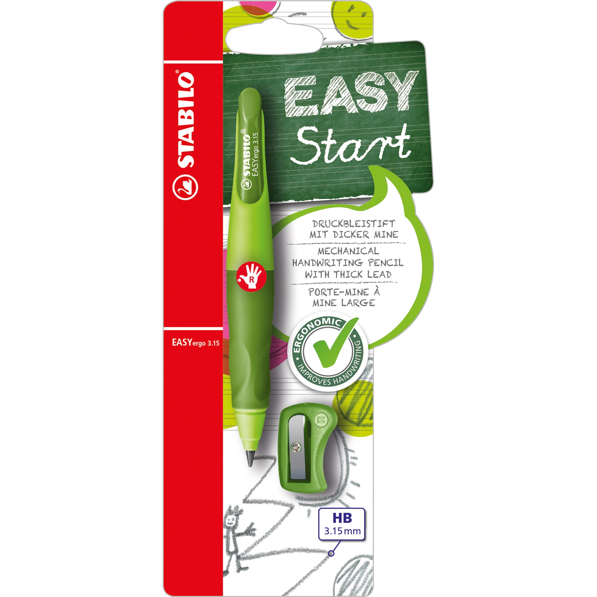 Stabilo Druckbleistift EASYergo 3.15