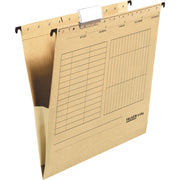 Falken Hängetasche A4 Leinenfrösche br, DIN A4