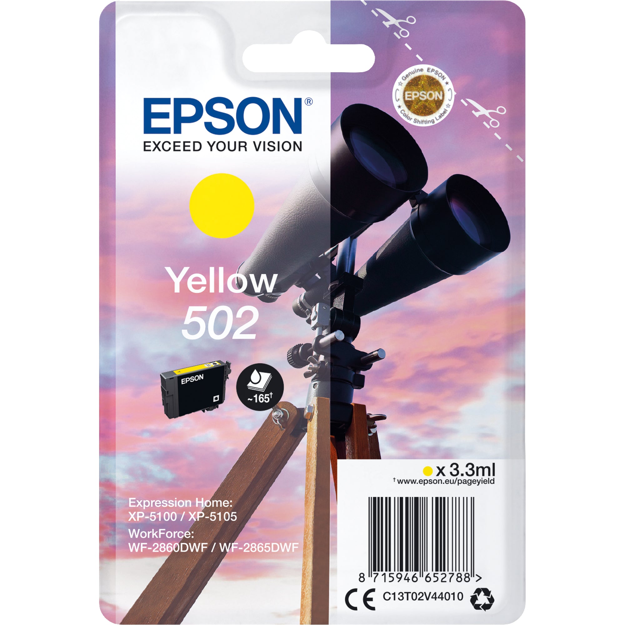 Epson Tintenpatrone, gelb