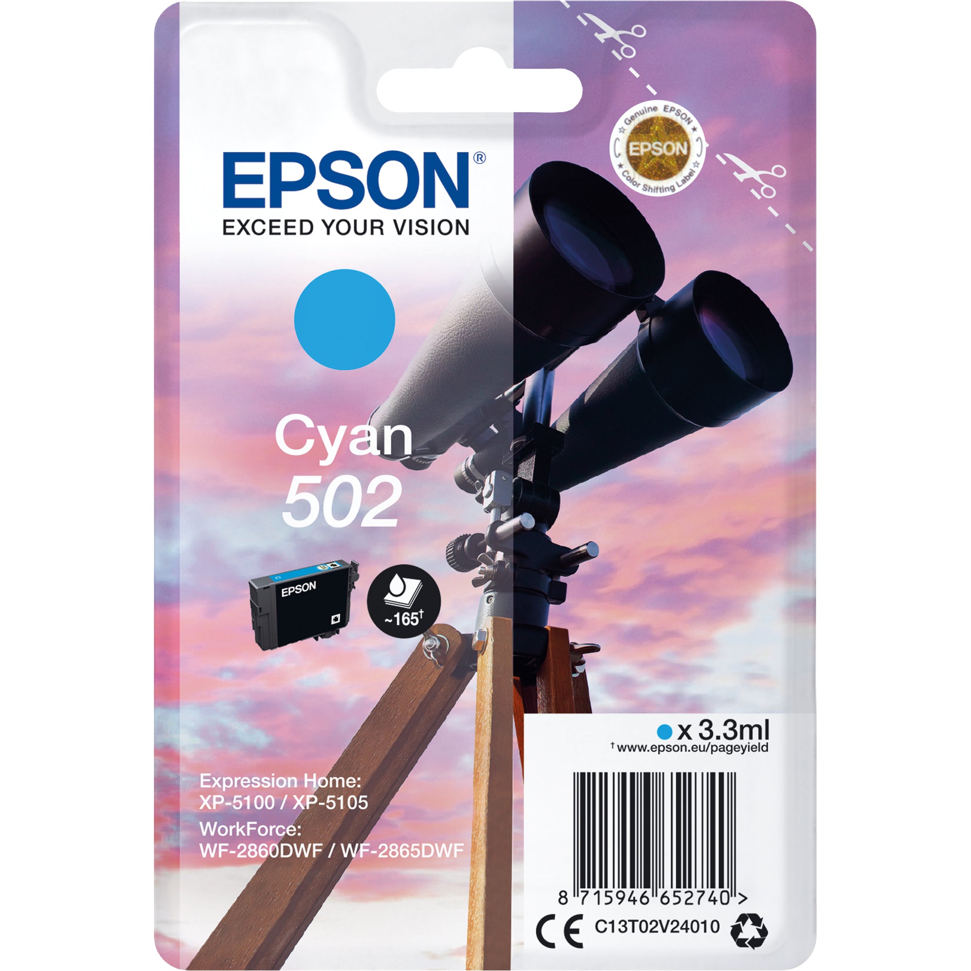 Epson Tintenpatrone, cyan