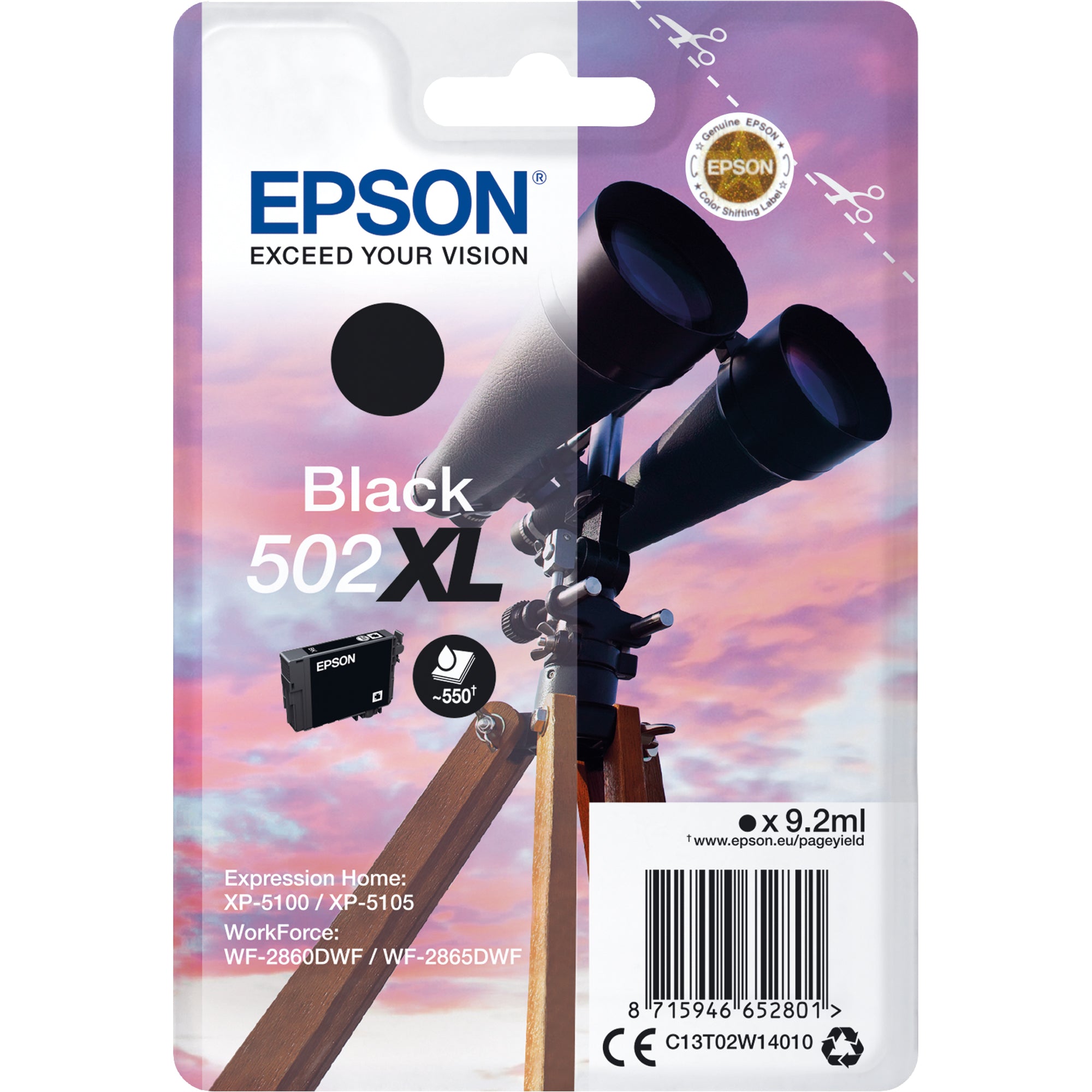 Epson Tintenpatrone, schwarz