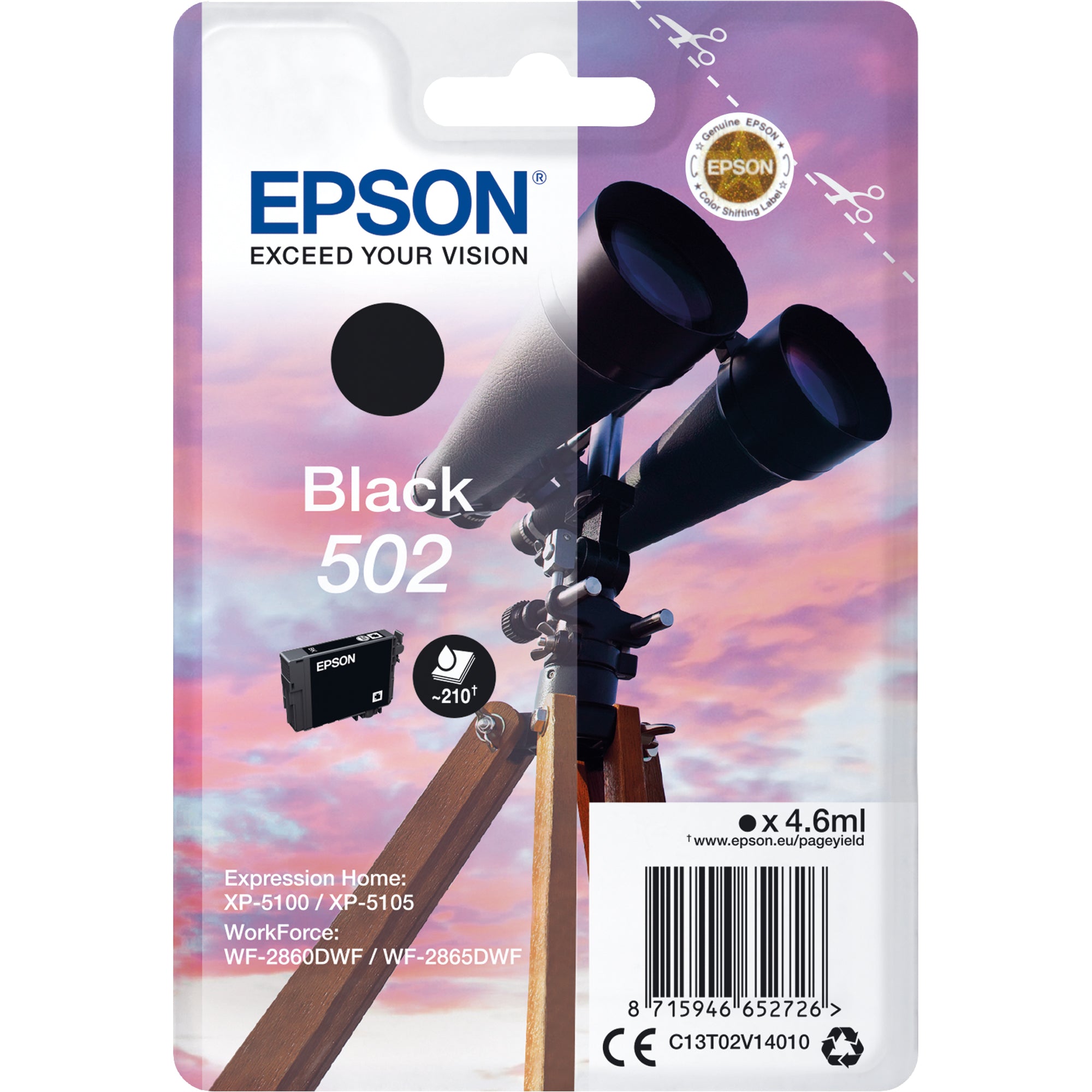 Epson Tintenpatrone, schwarz