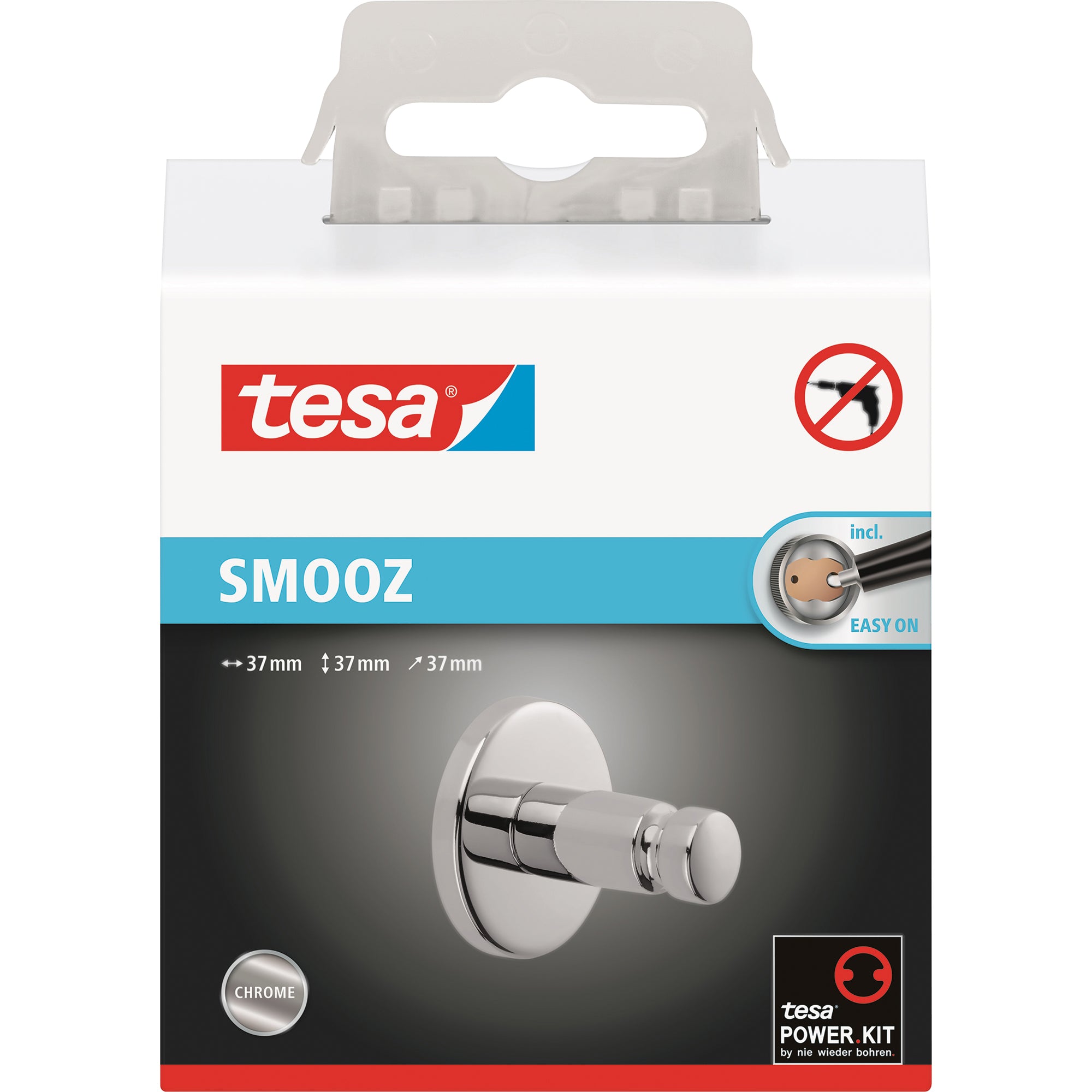 tesa Handtuchhaken SMOOZ