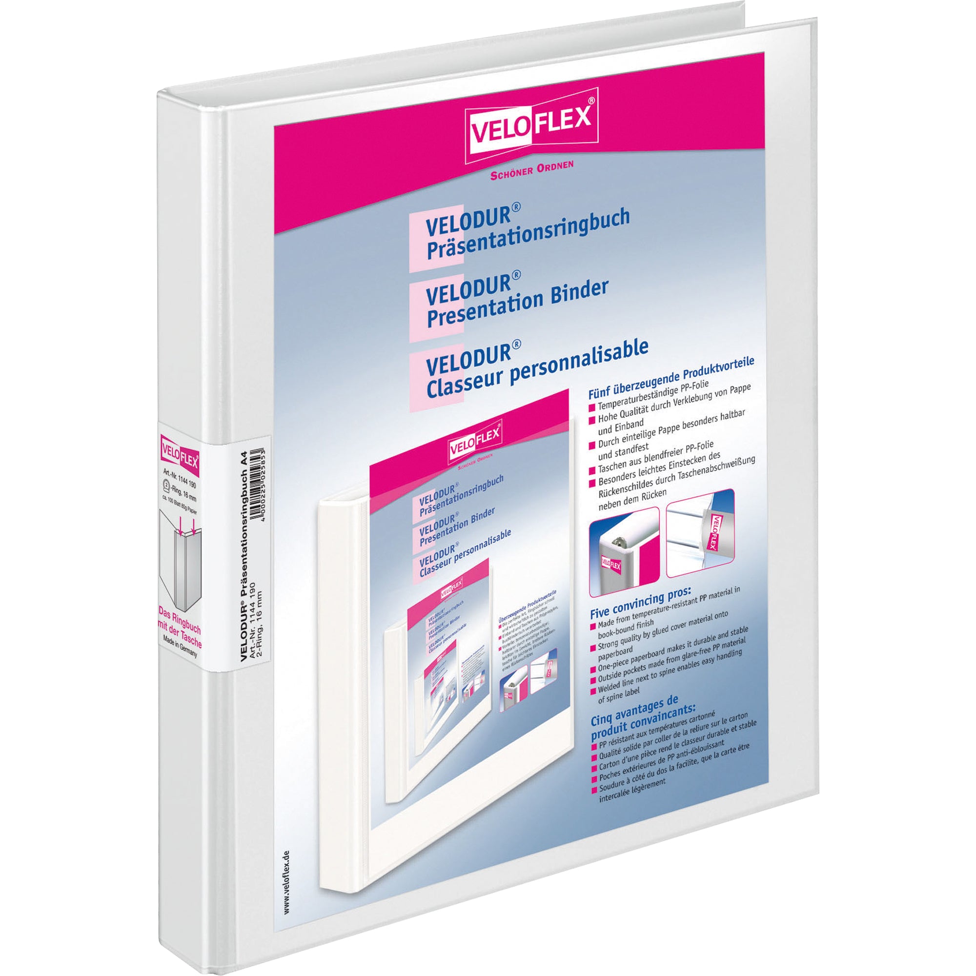 Veloflex Präsentationsringbuch VELODUR®, DIN A4