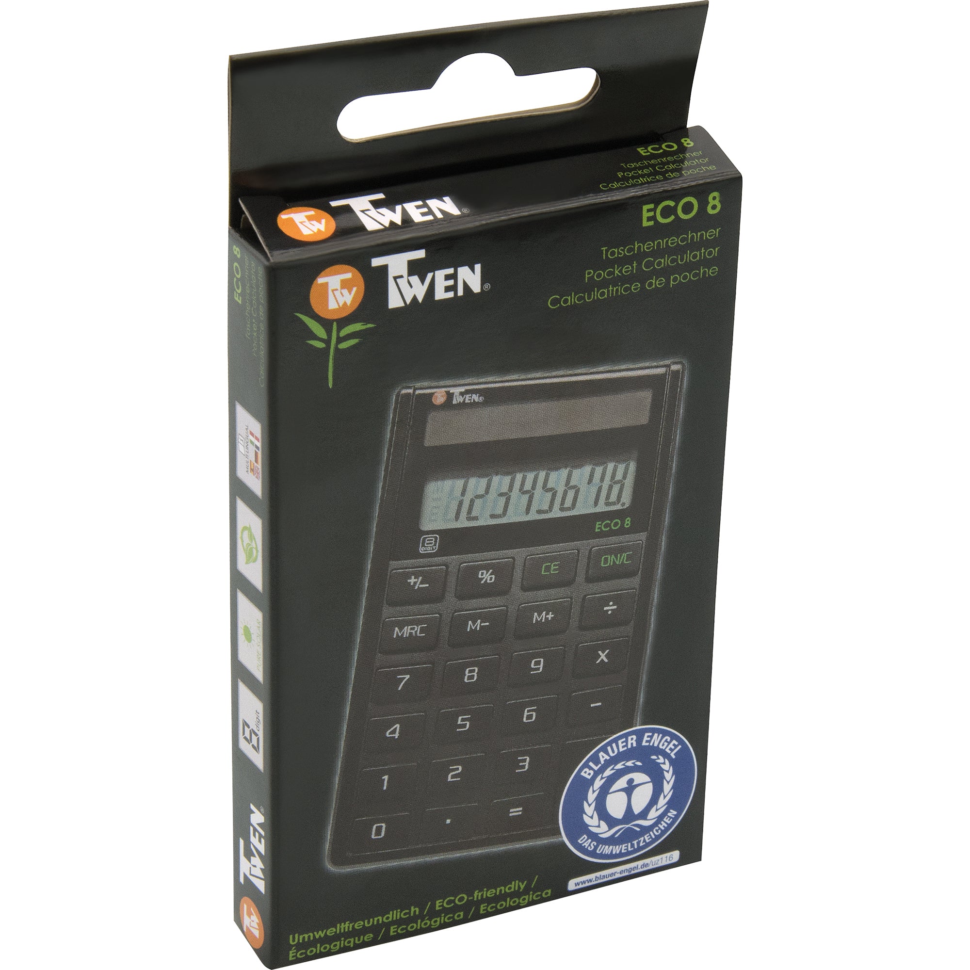 Twen Taschenrechner Eco 8