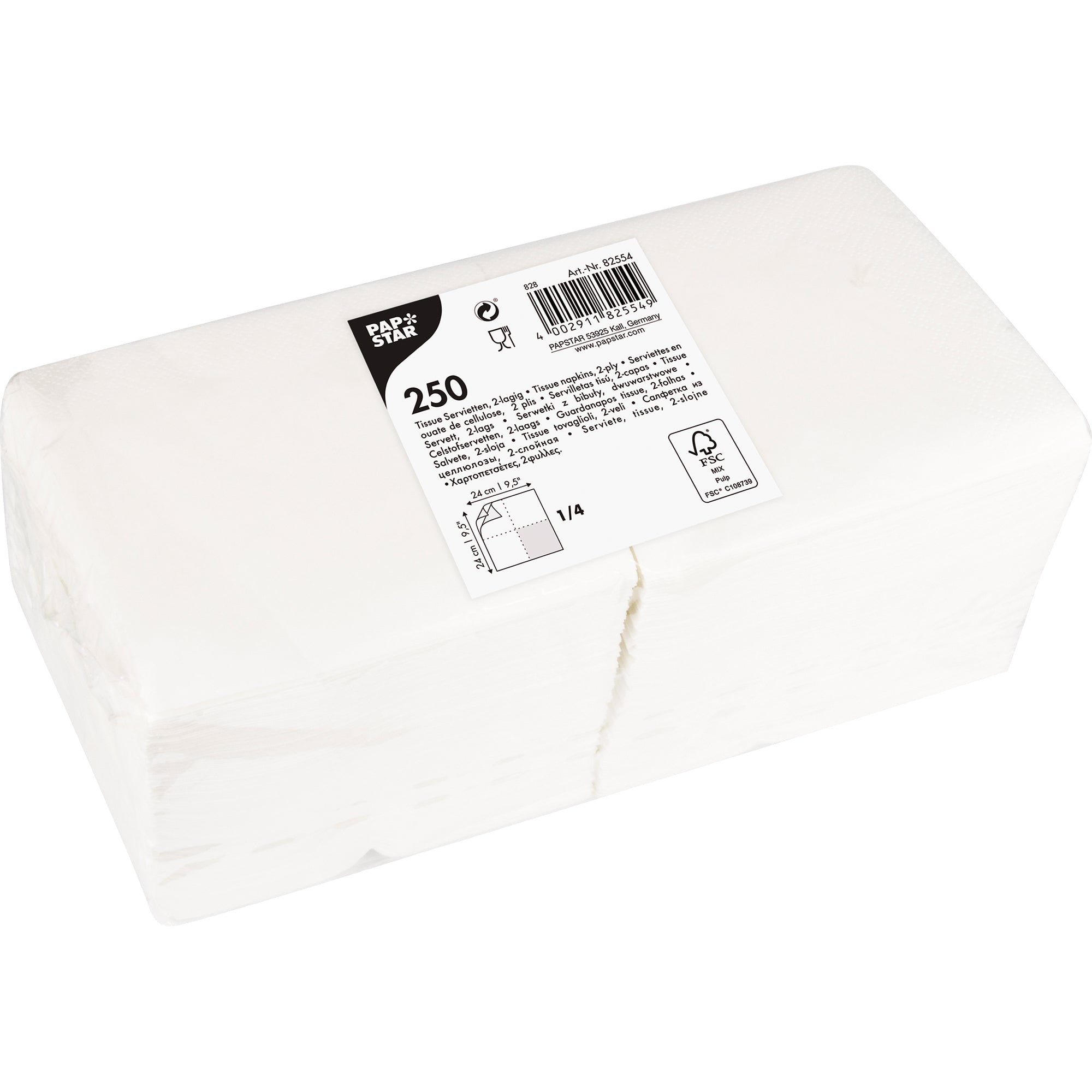 Papstar Servietten, 24 x 24 cm (B x L)