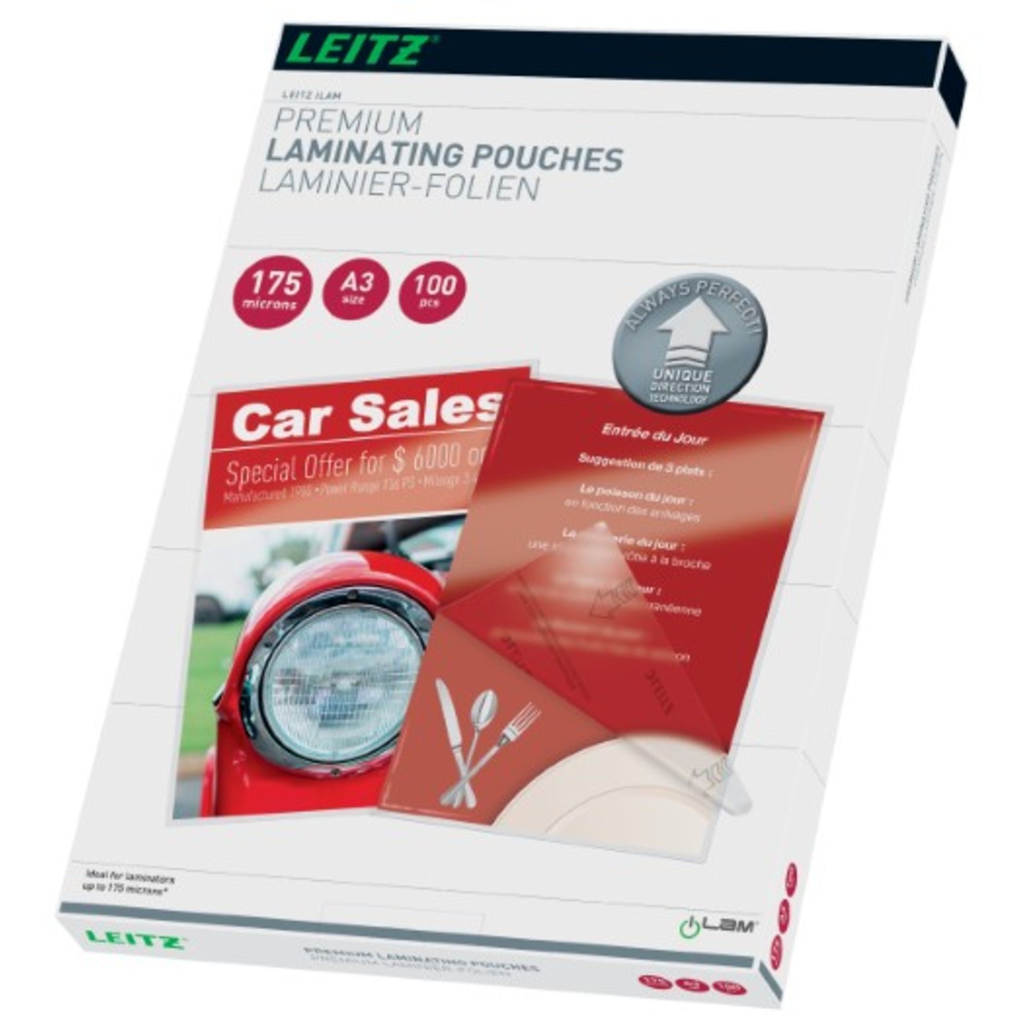 Leitz Laminierfolie iLAM, DIN A3